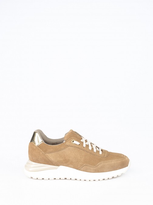 Lace-up Suede Sneakers