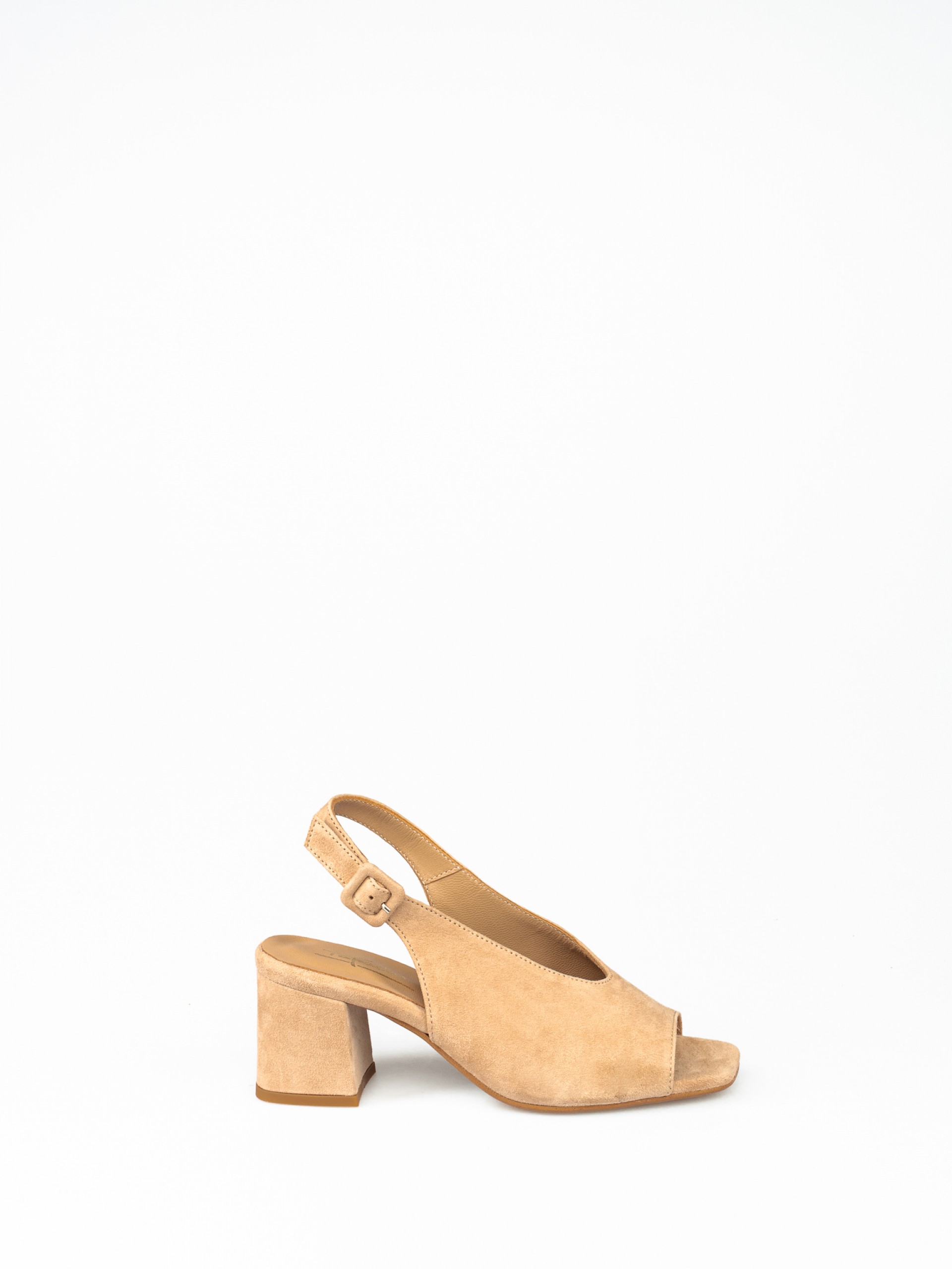 Suede High Heel Sandals