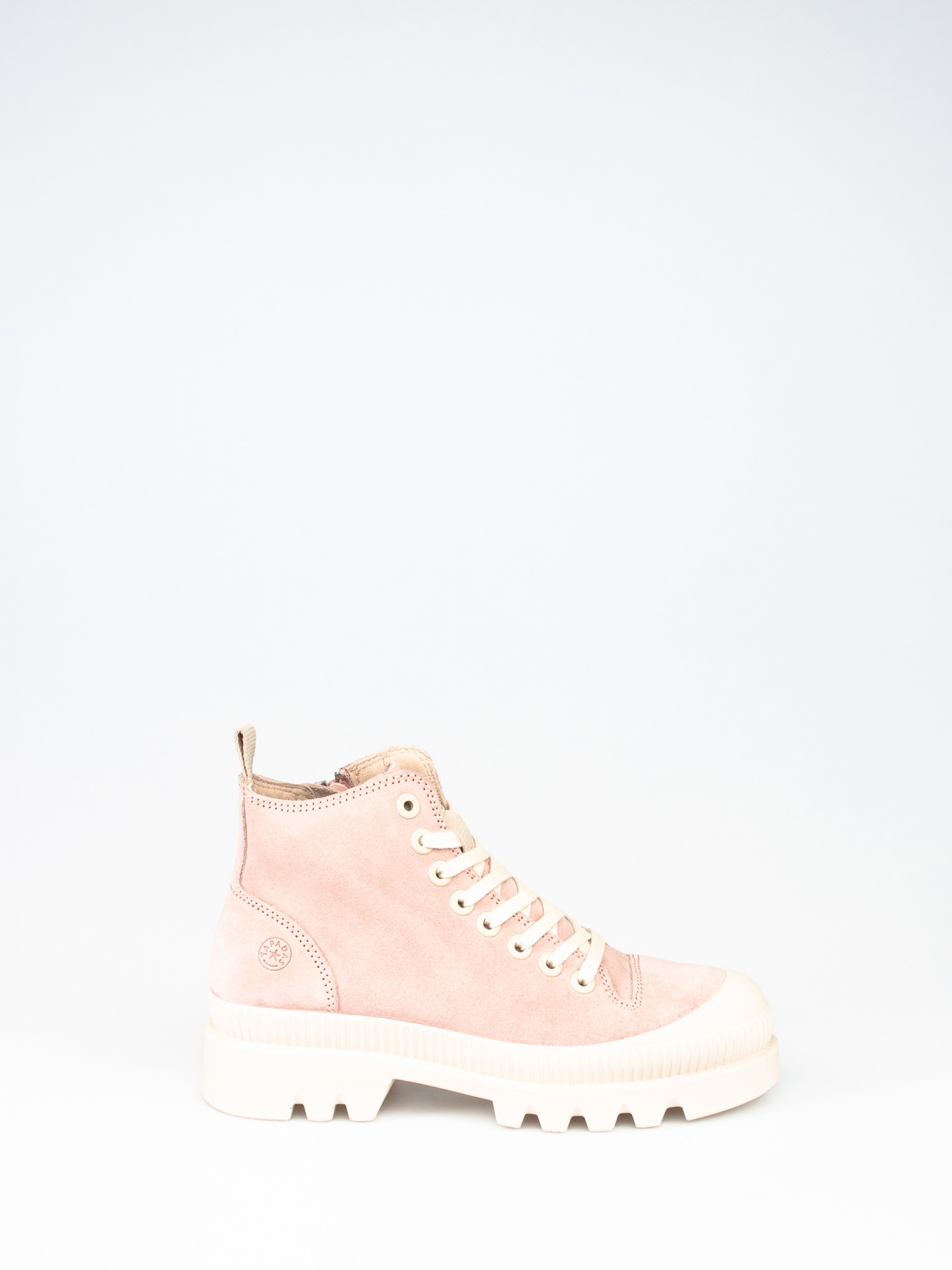 Lace-up Suede Ankle Boots