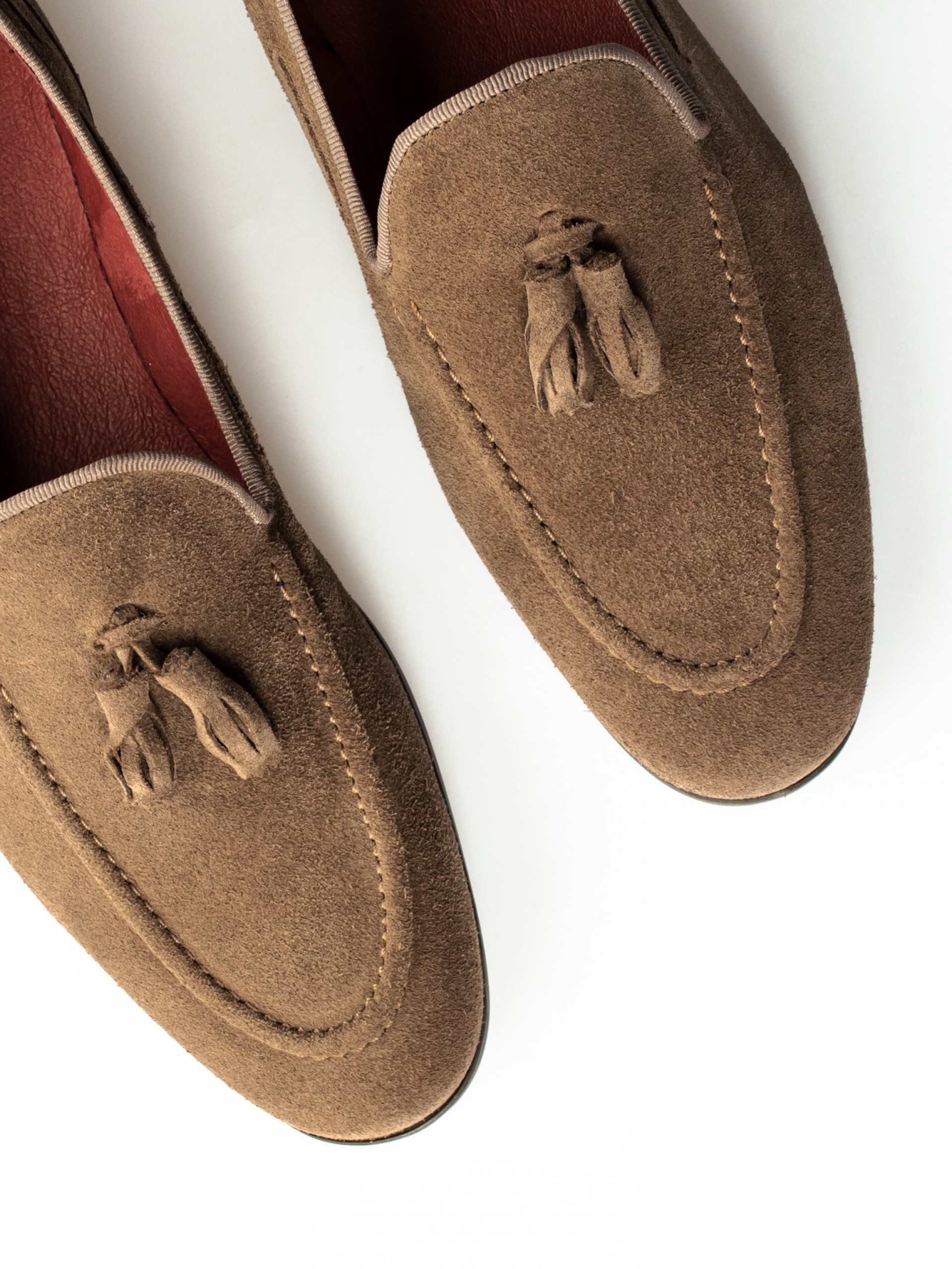 Tassel-Embellished Suede Shoes