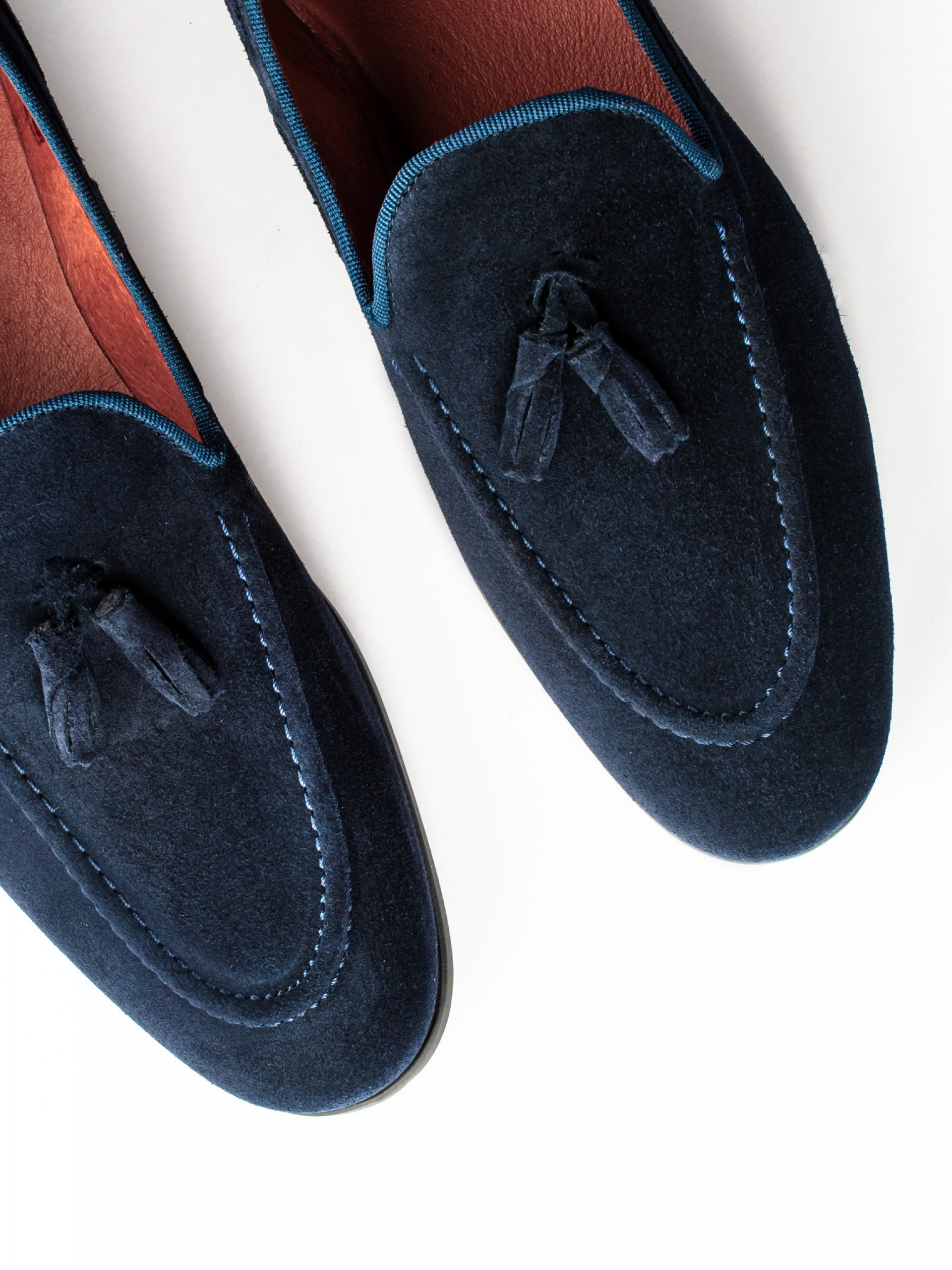 Tassel-Embellished Suede Shoes