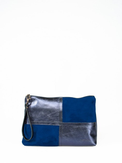 Suede and Leather Handbag