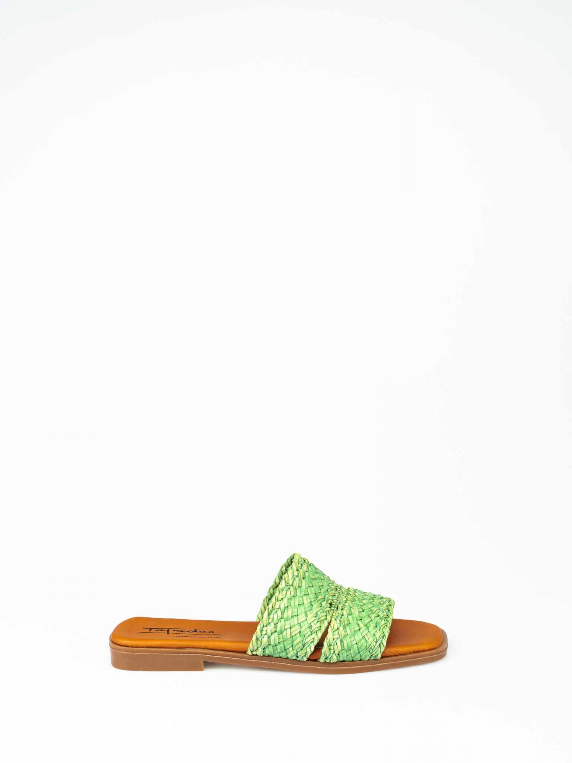 Chinela Ráfia Trançada