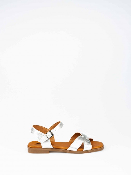 Crossed Flat Sandal