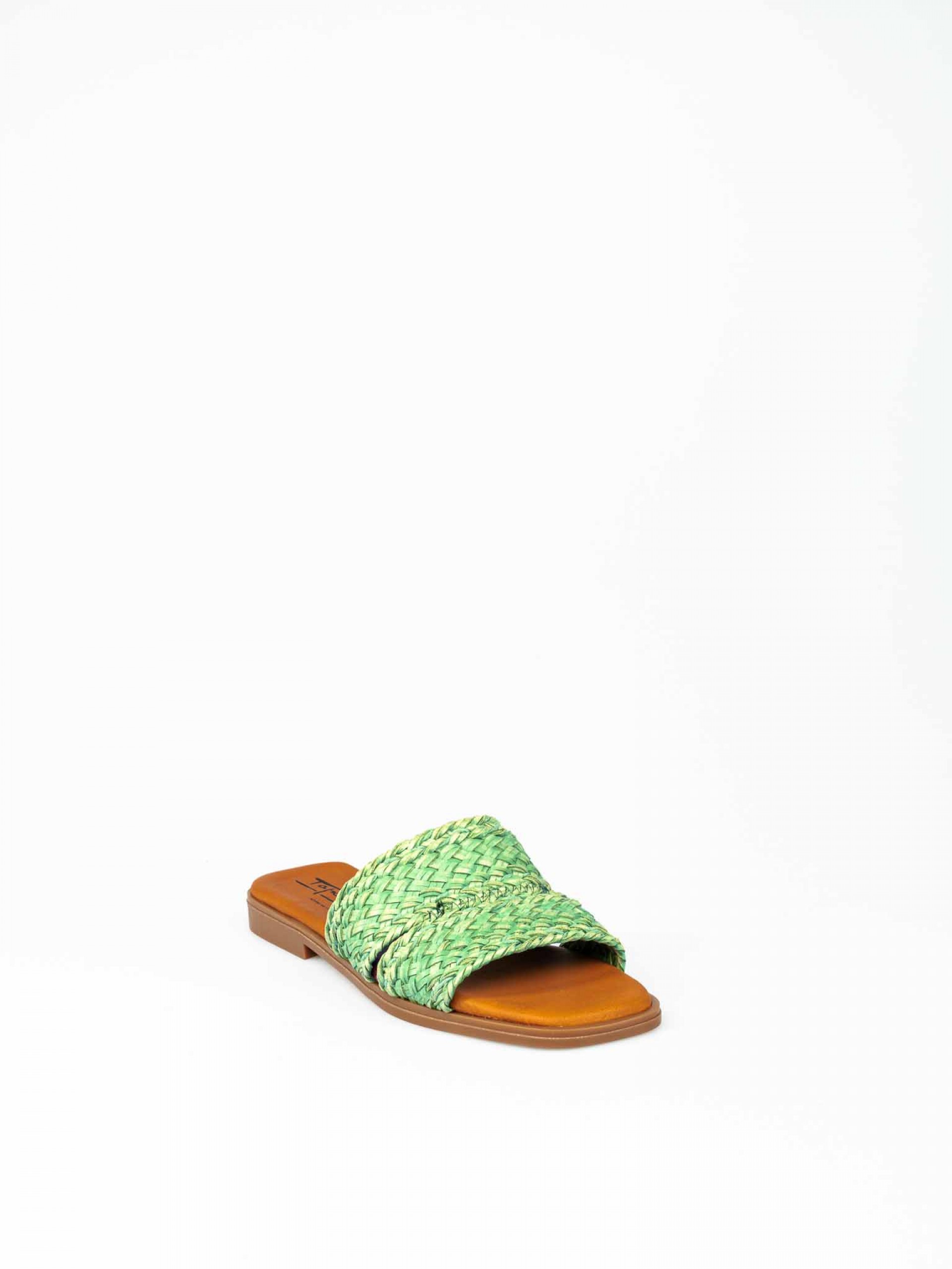 Chinela Ráfia Trançada