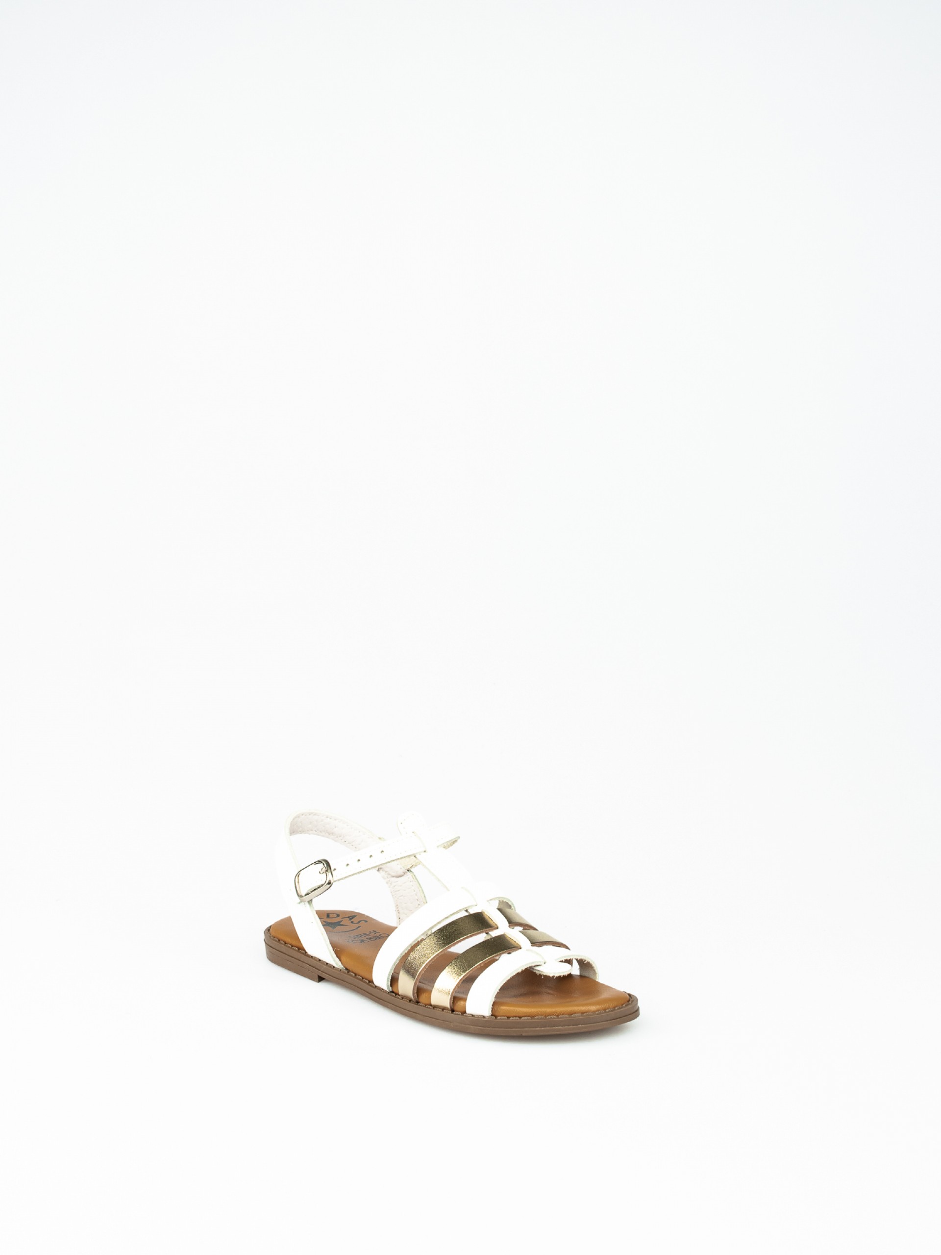 Sandália em Pele Multicor 28/35