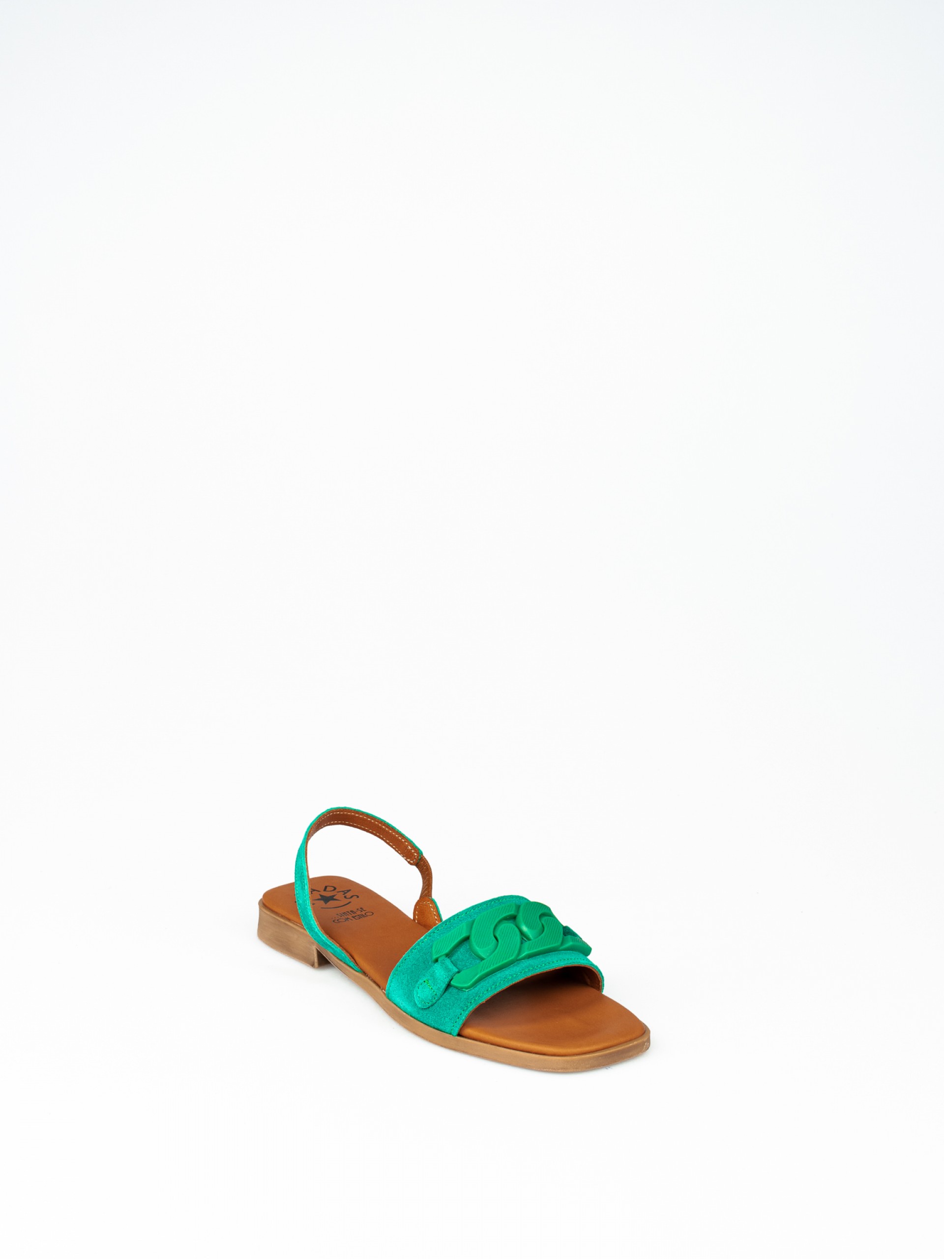 Sandália Rasa com Aplicação