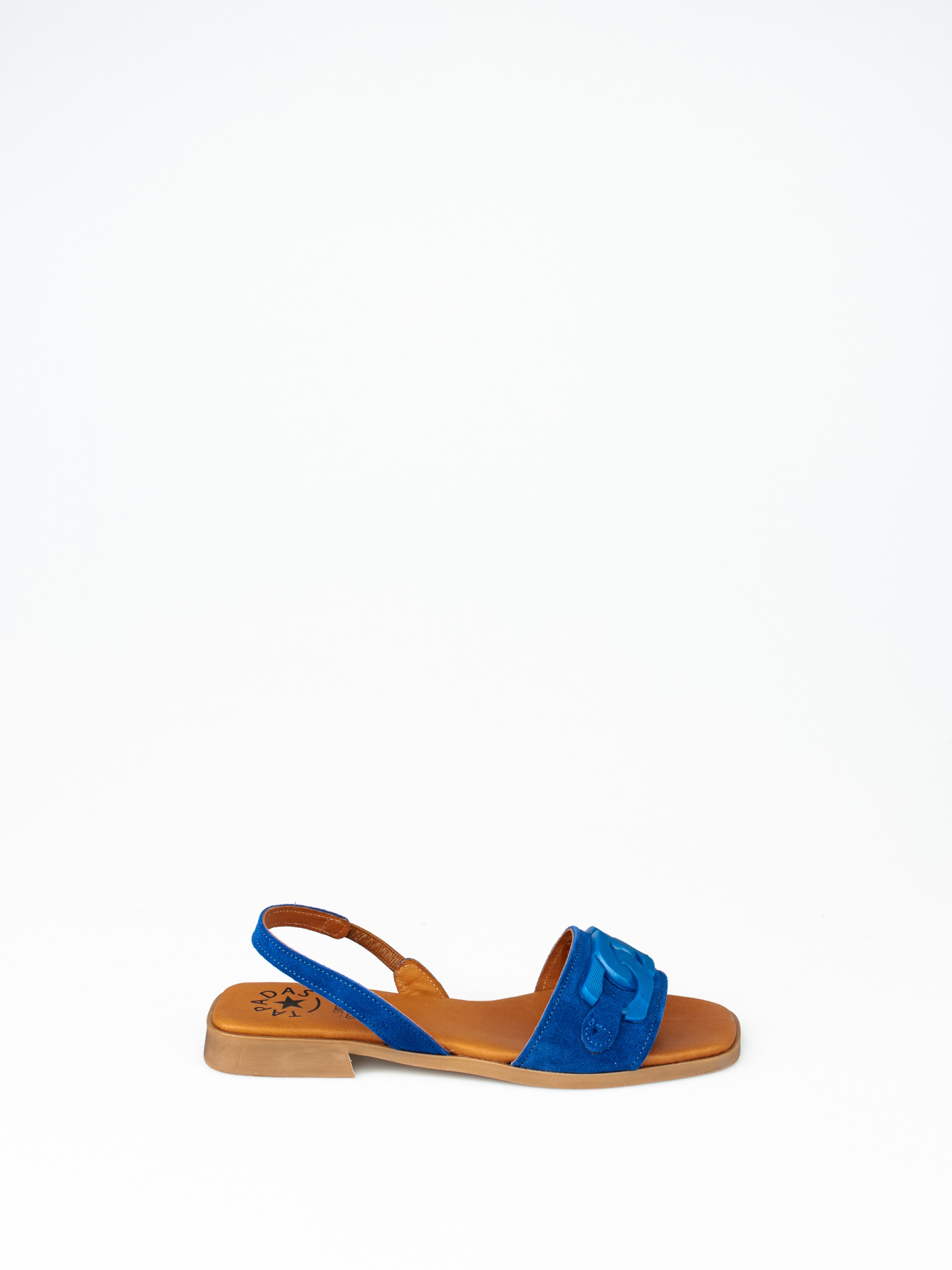 Sandália Rasa com Aplicação