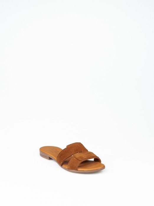 Suede Slippers - V23SS413-2305-CCM | Tapadas