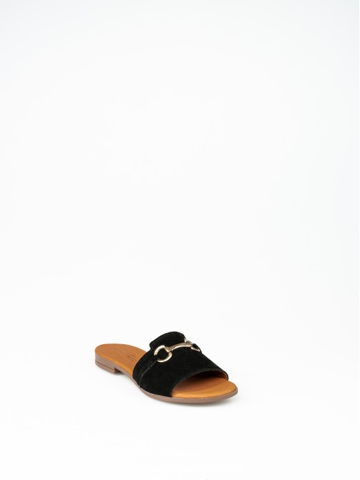 Suede Slipper with Application