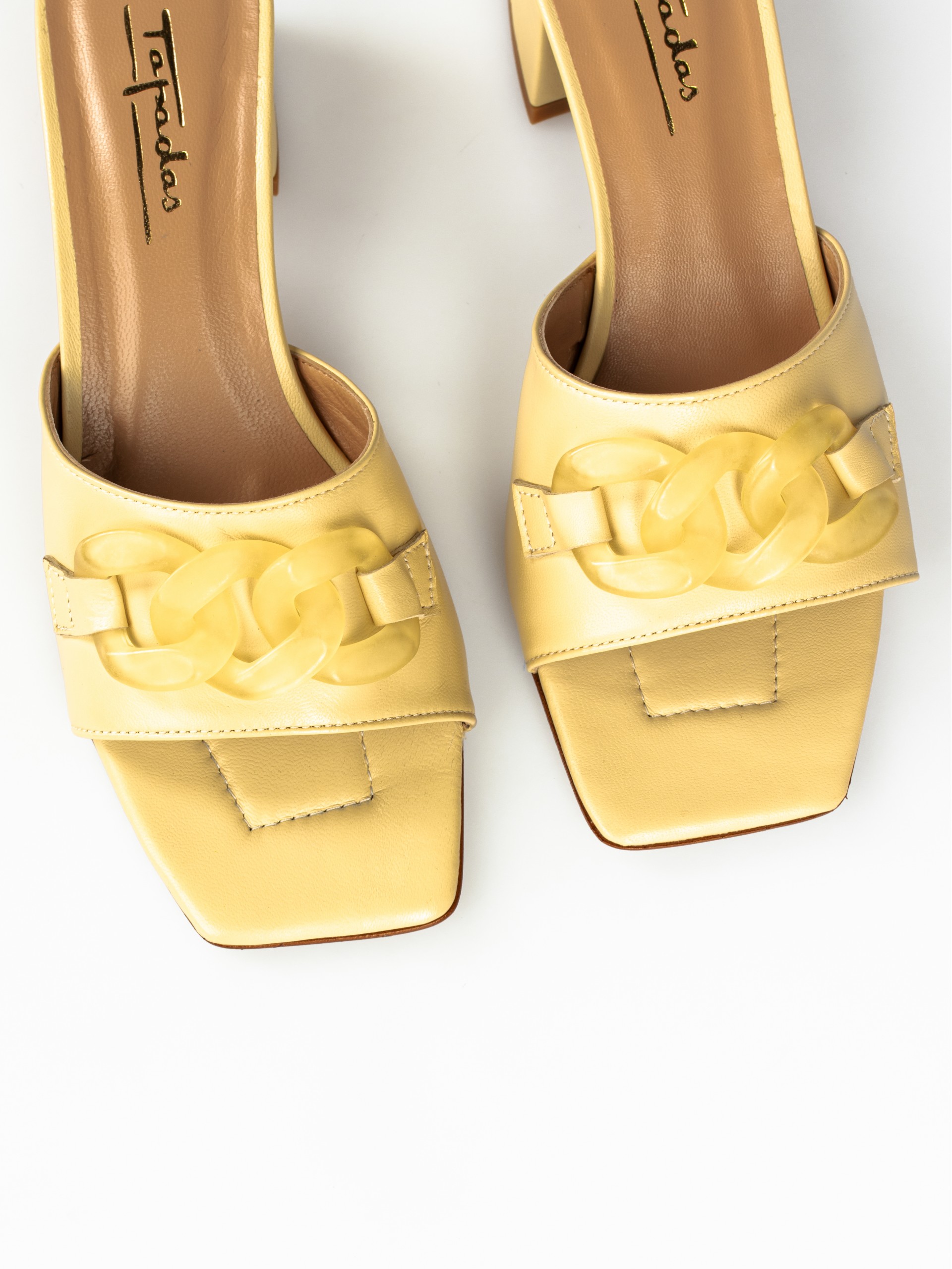 Mule Sandals with Application