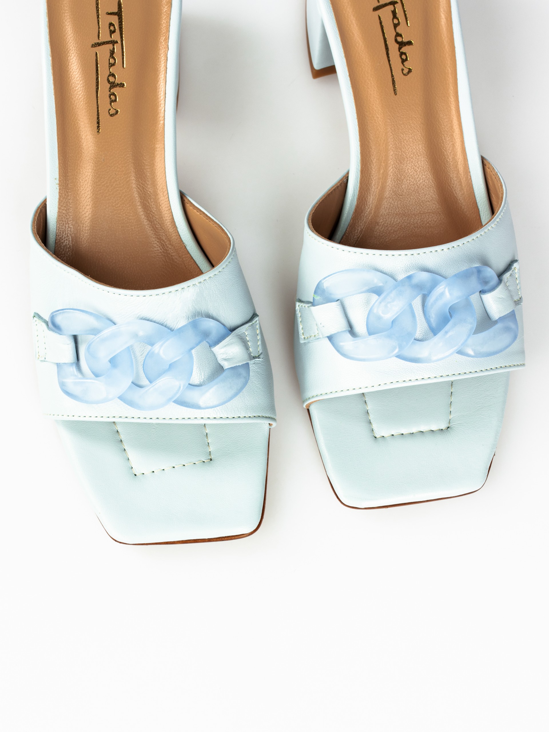 Mule Sandals with Application