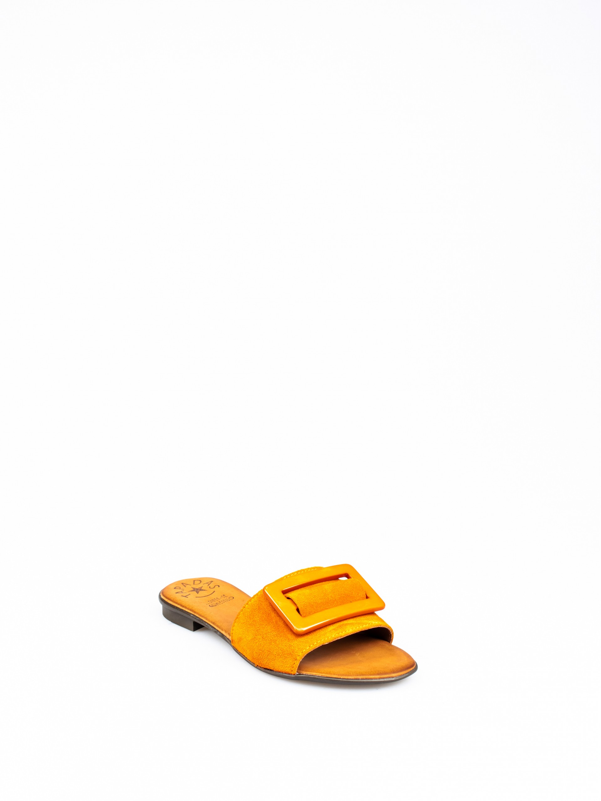 Buckle Suede Slipper