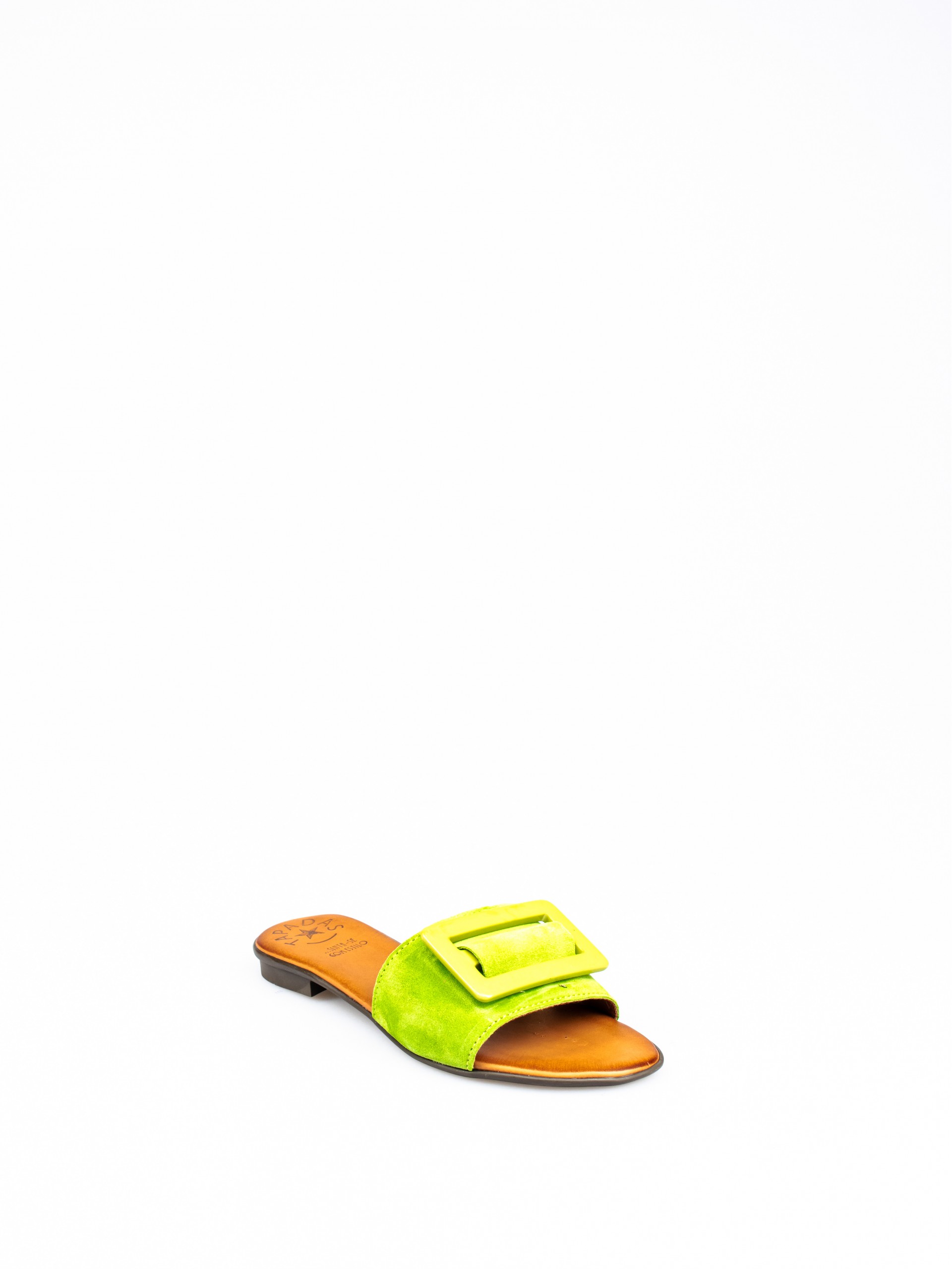 Buckle Suede Slipper