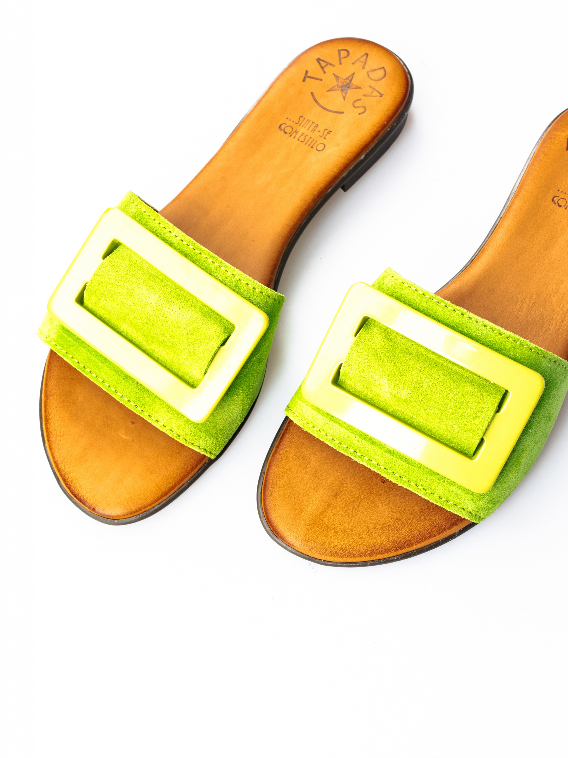 Buckle Suede Slipper