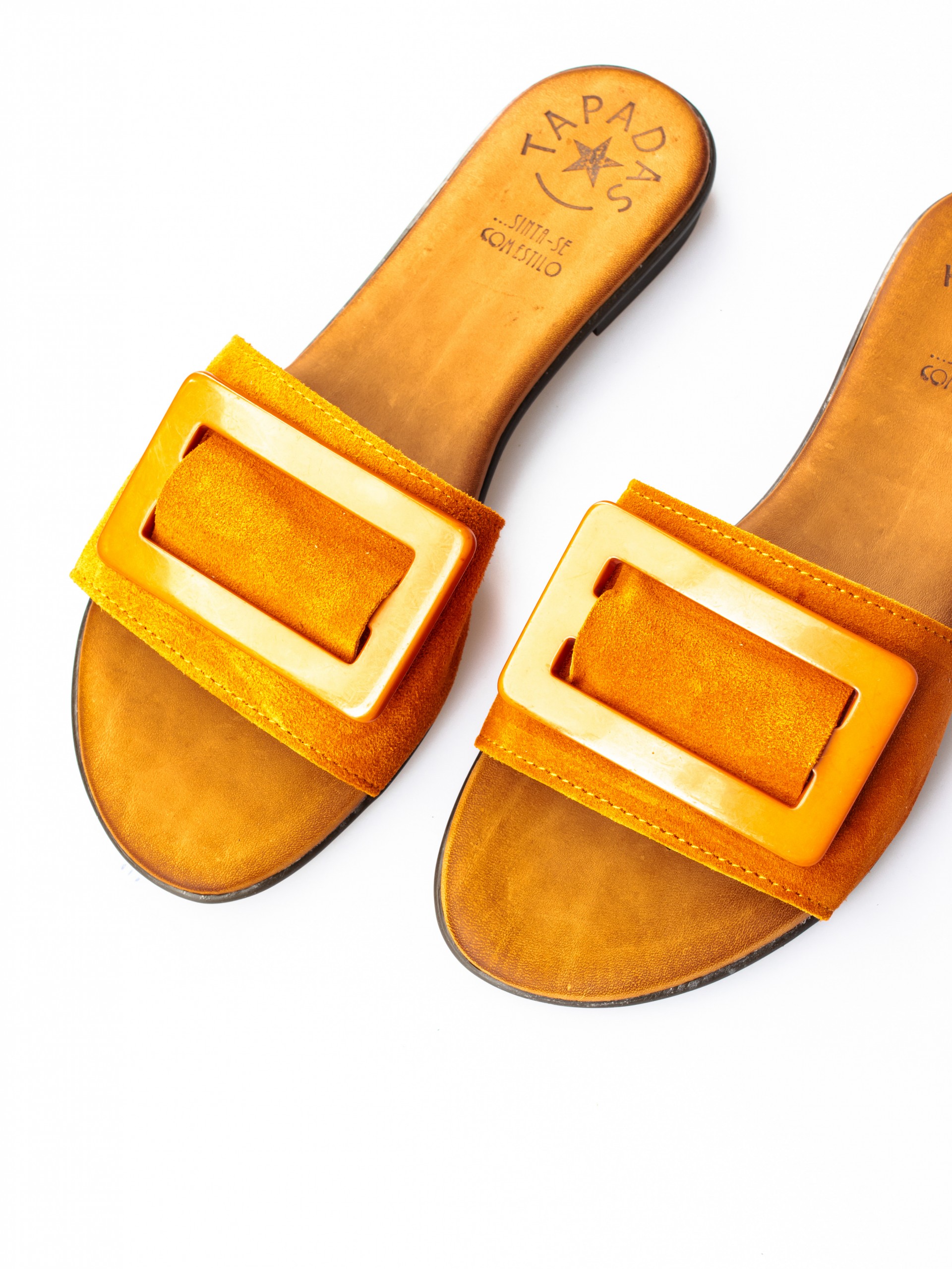 Buckle Suede Slipper