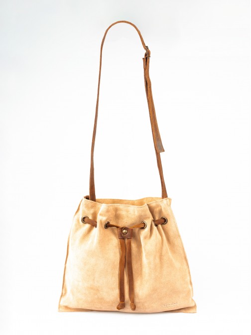 Suede Crossbody Bag