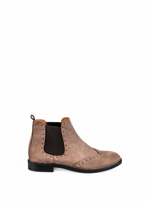 Nobuck Chelsea Ankle Boots