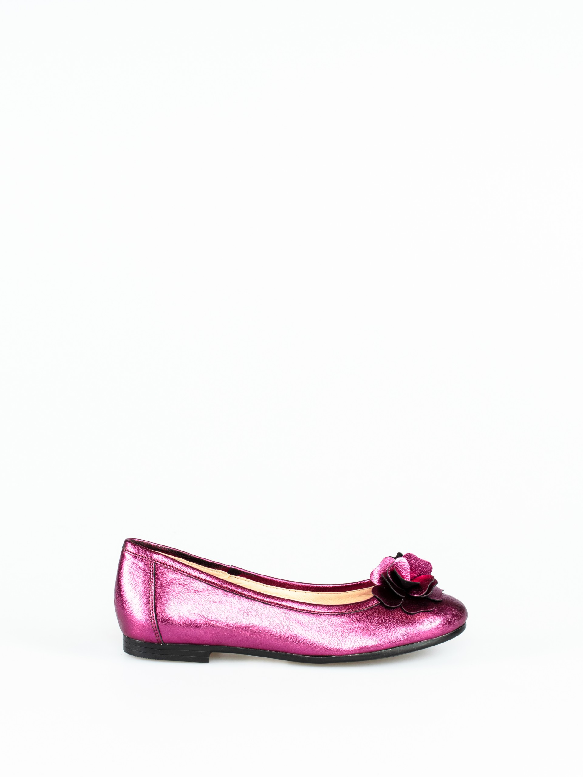 Sabrina com Flor em Pele Laminada