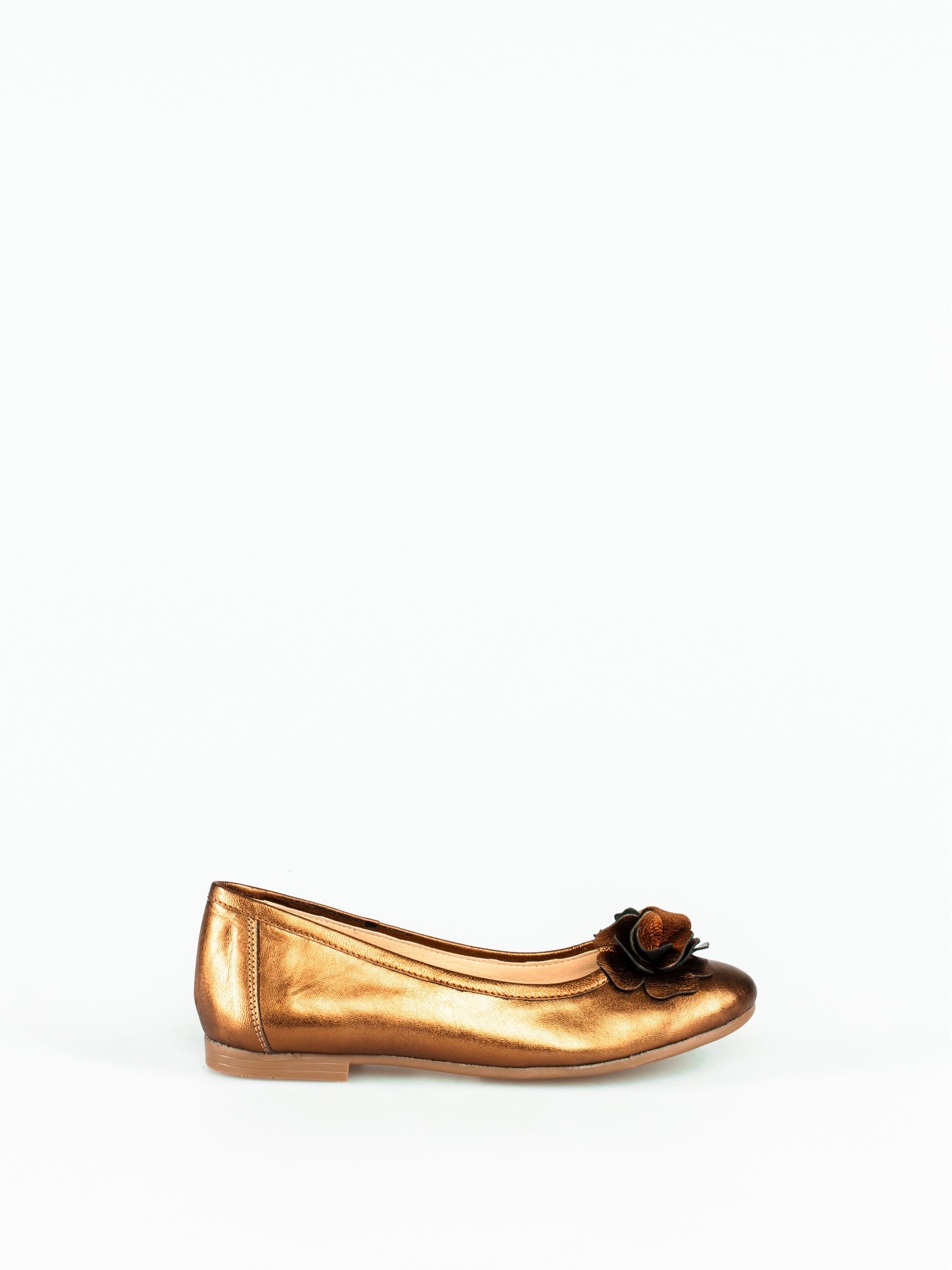 Sabrina com Flor em Pele Laminada