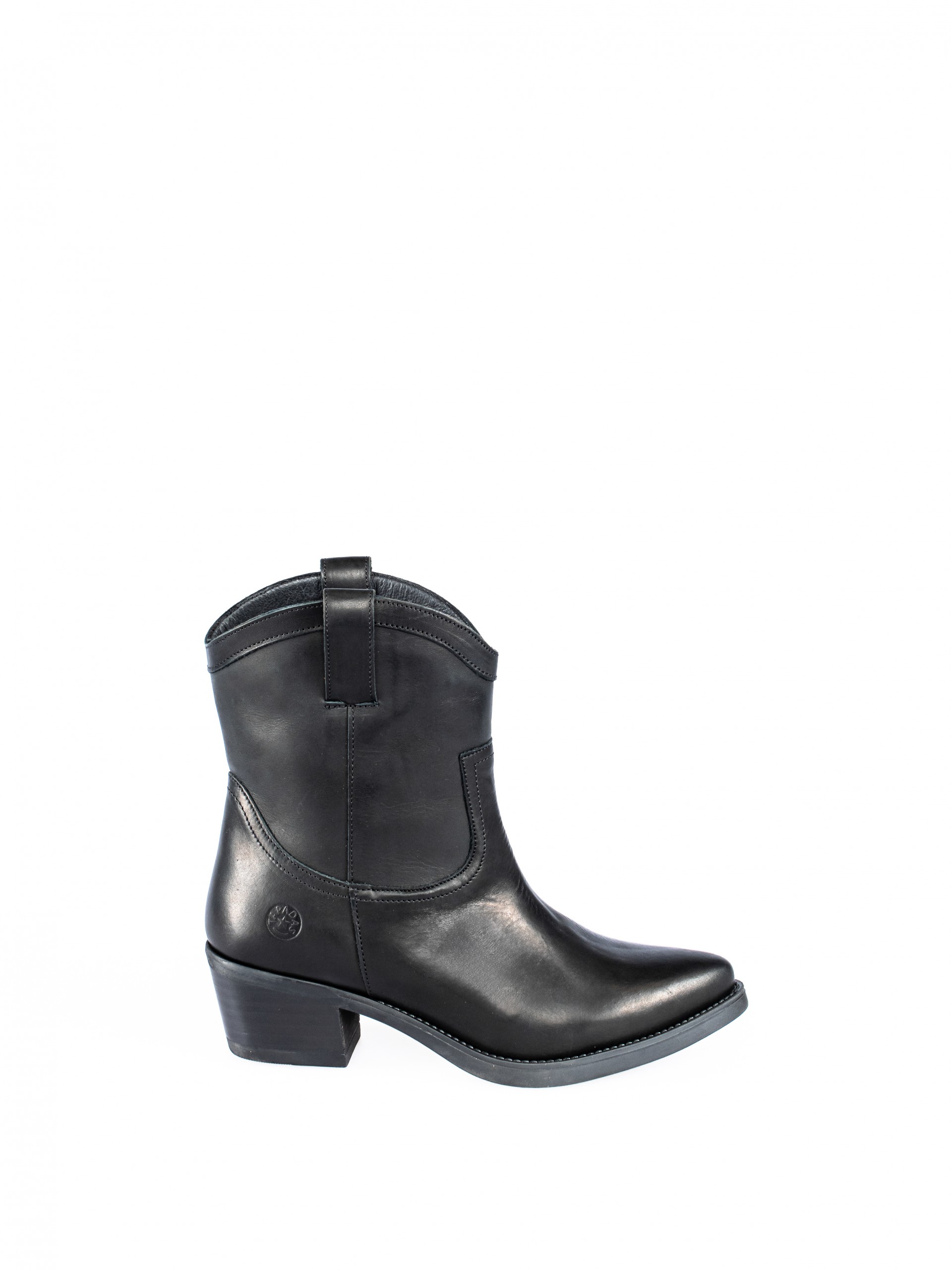 Cowboy Leather Ankle Boots