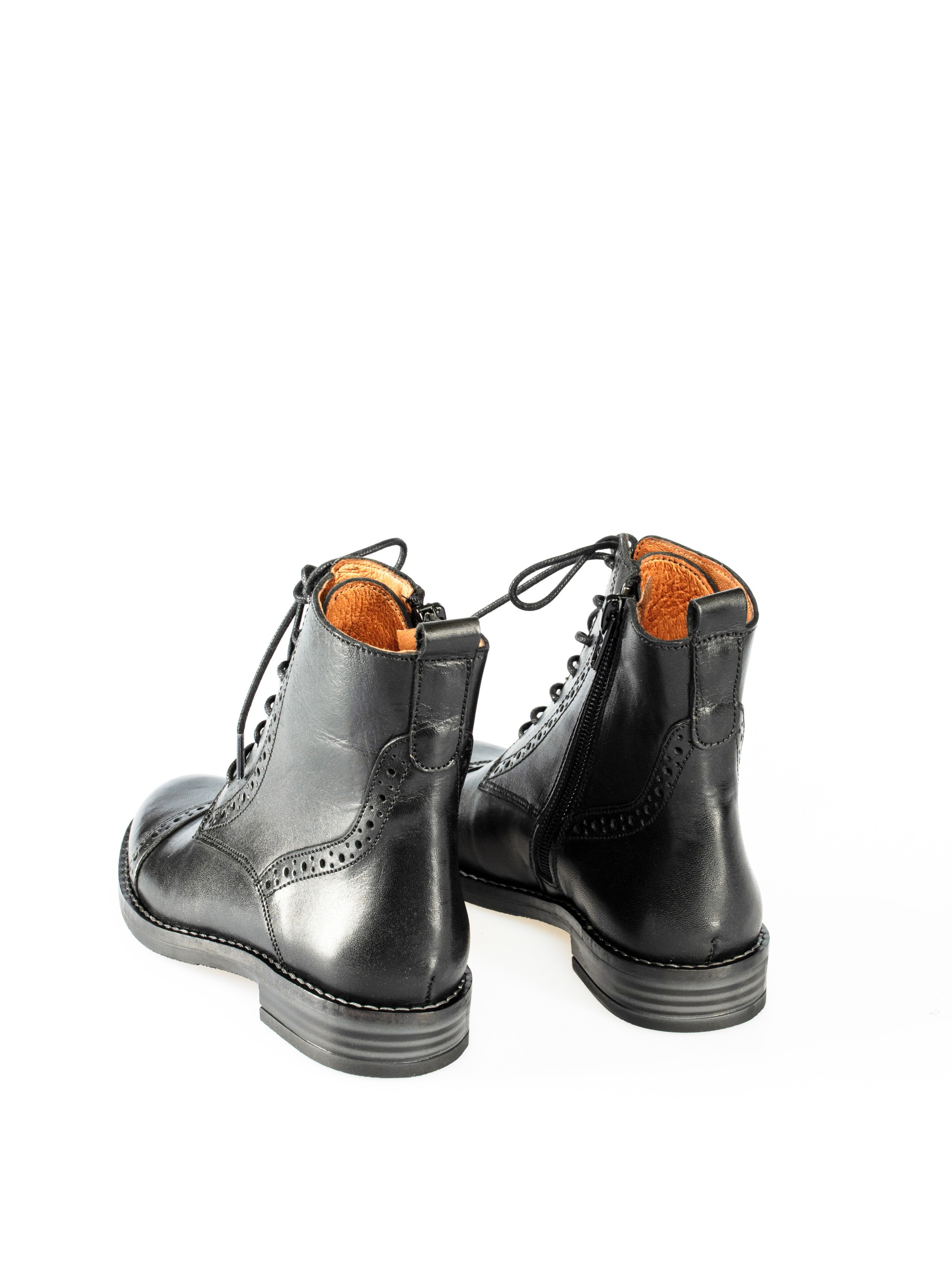 Botim Estilo Militar em Pele