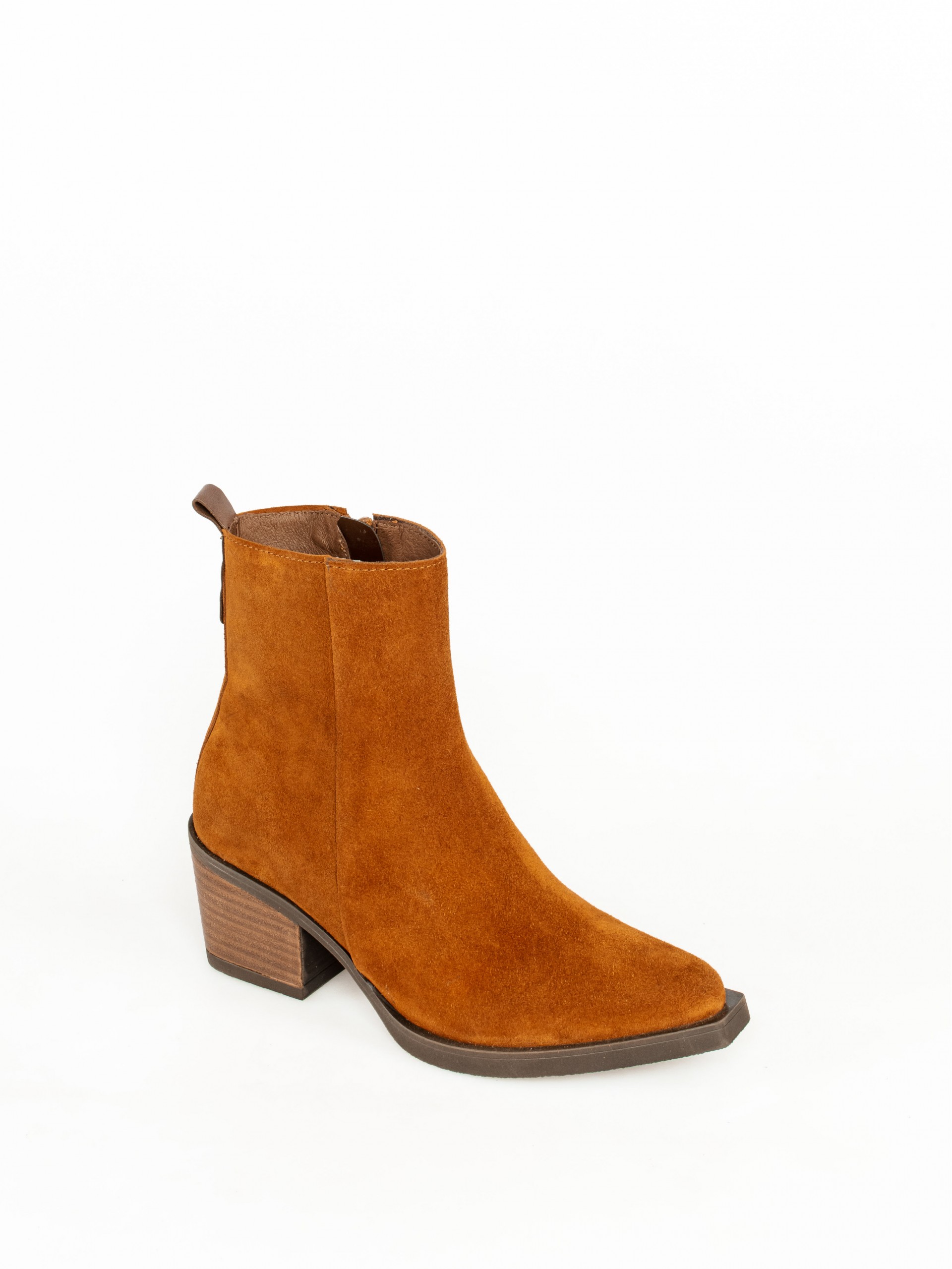 Botim Estilo Texano em Camurça