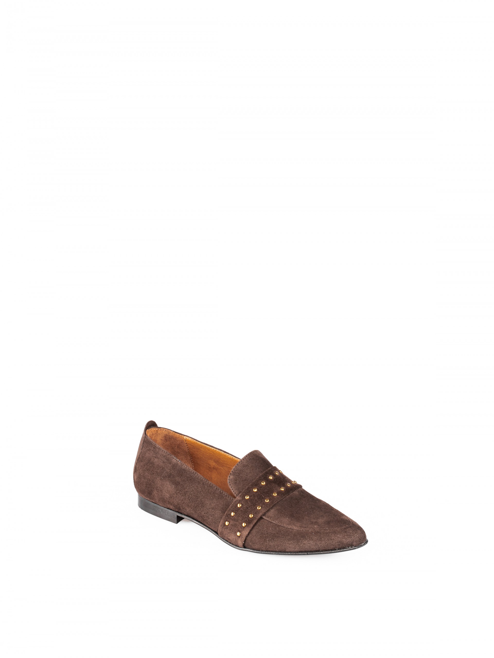 Suede Loafers with applications