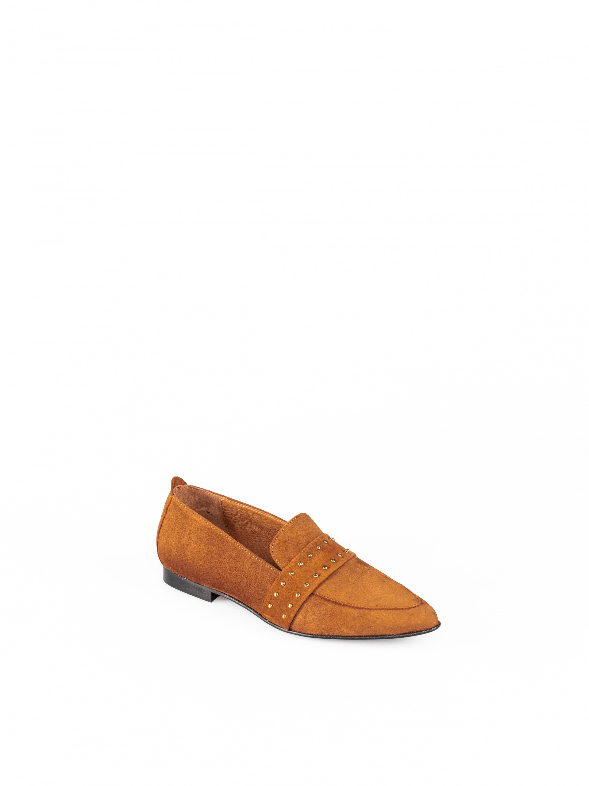 Suede Loafers with applications