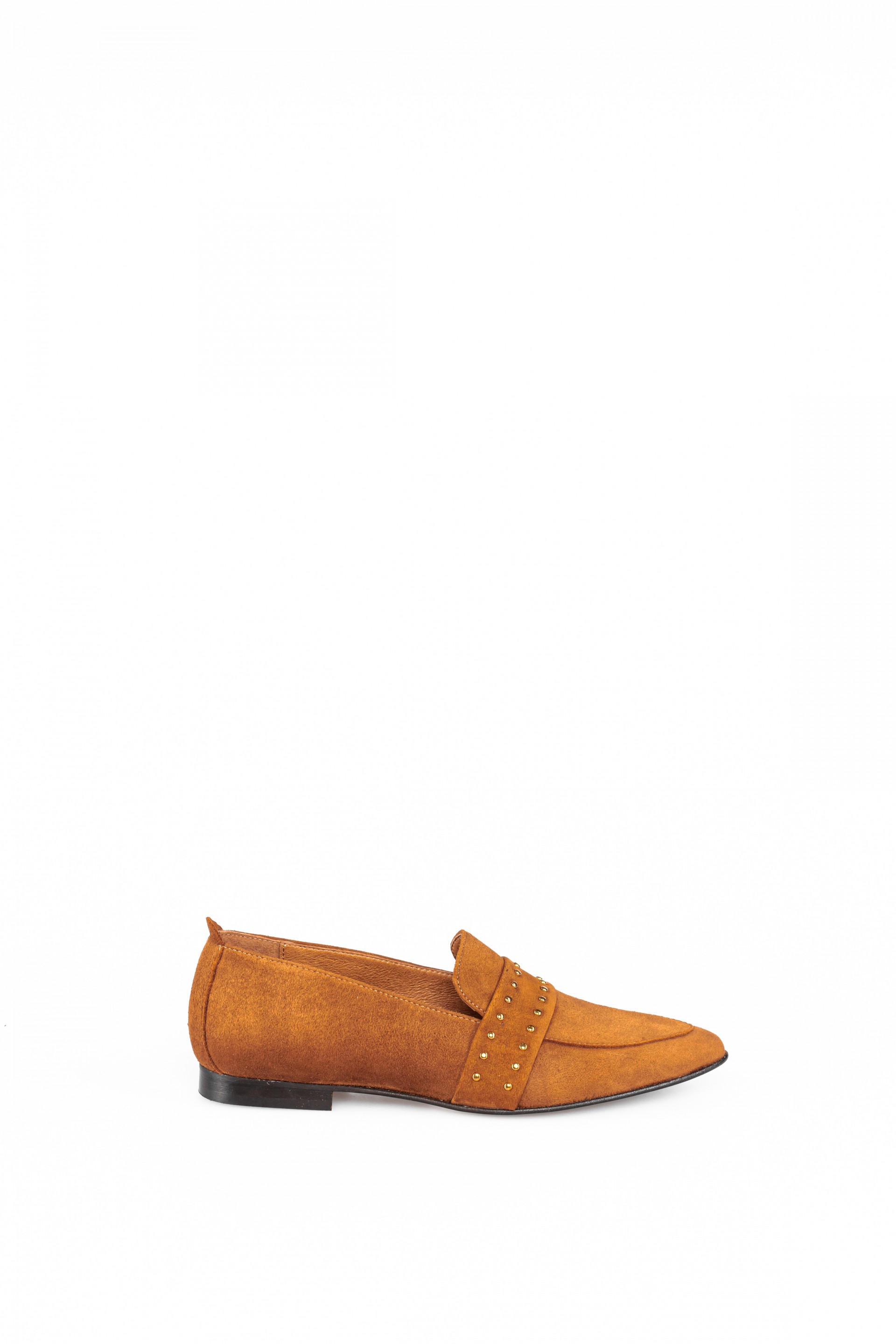 Suede Loafers with applications