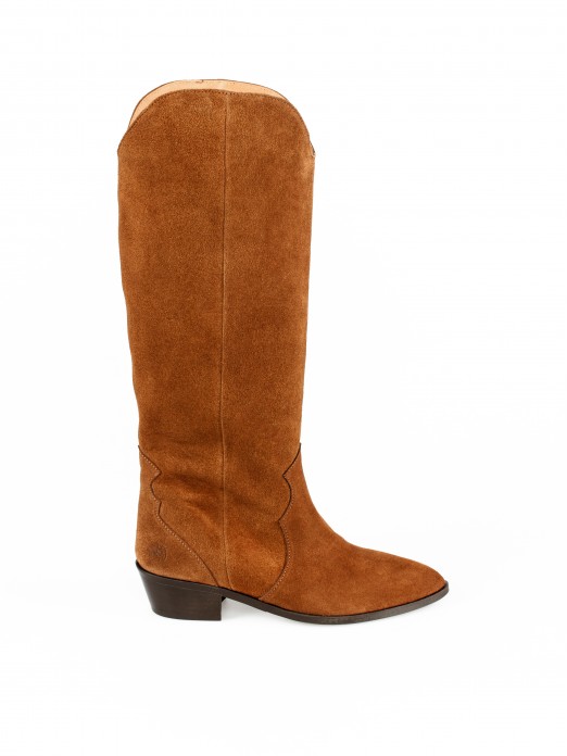 Knee-High Suede Boots