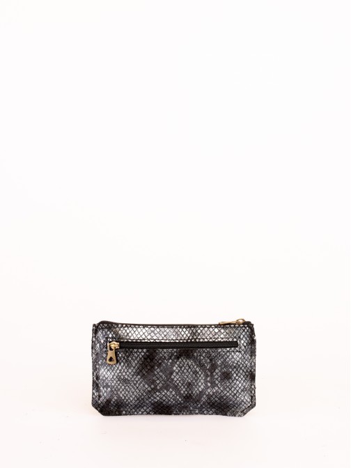 Leather with Python Effect Wallet