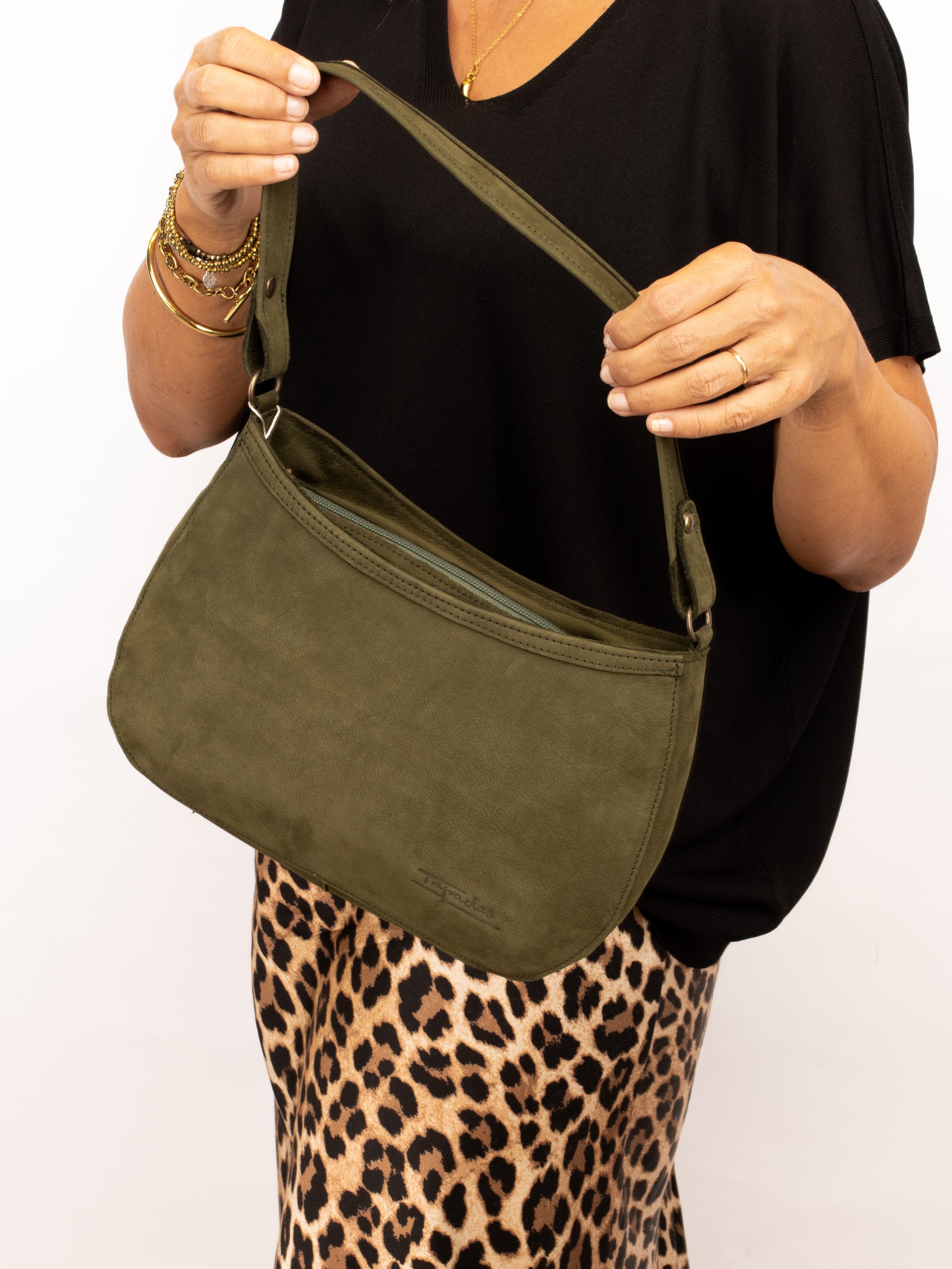 Mini Shoulder Bag in Nubuck