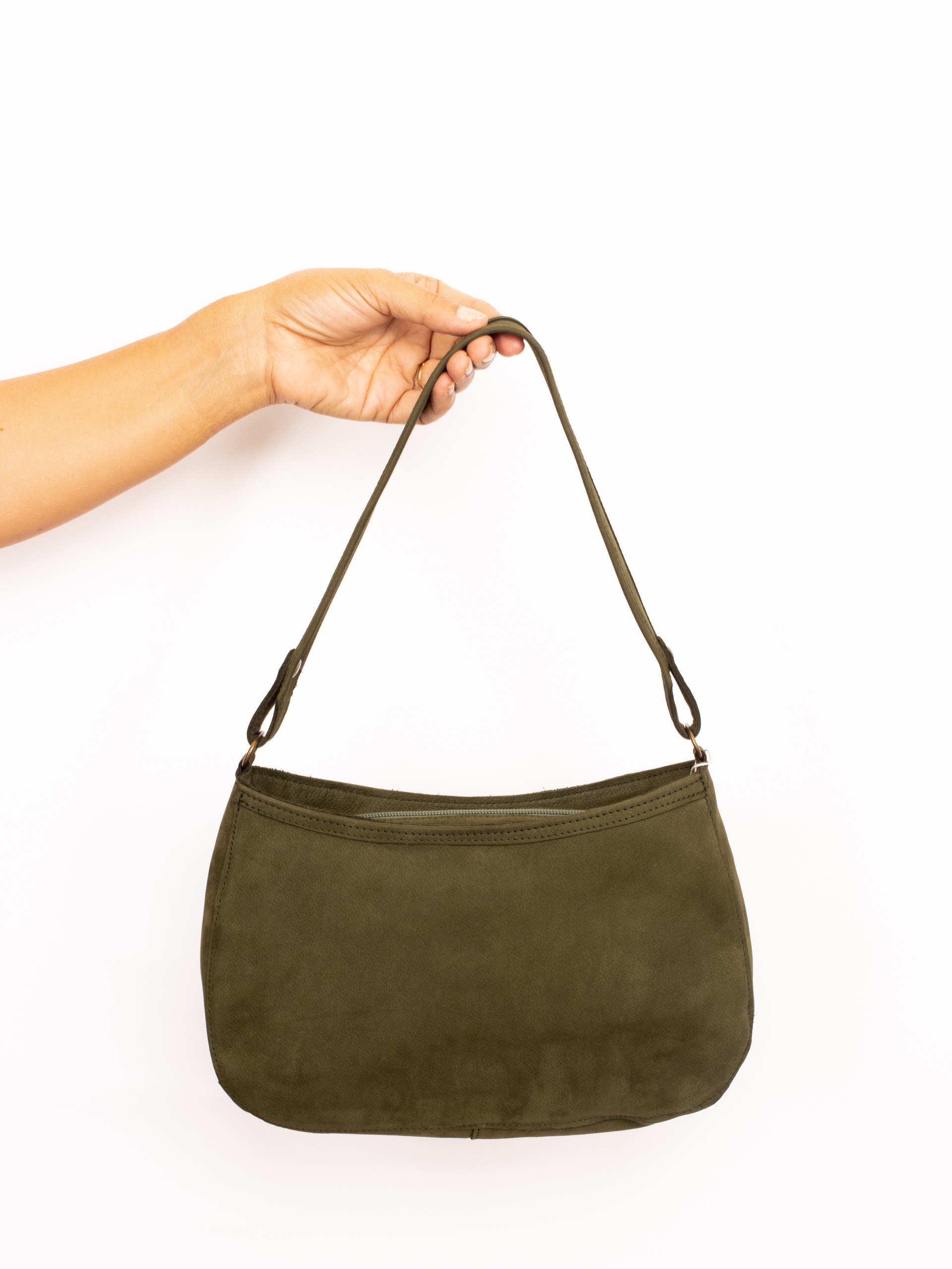 Mini Shoulder Bag in Nubuck