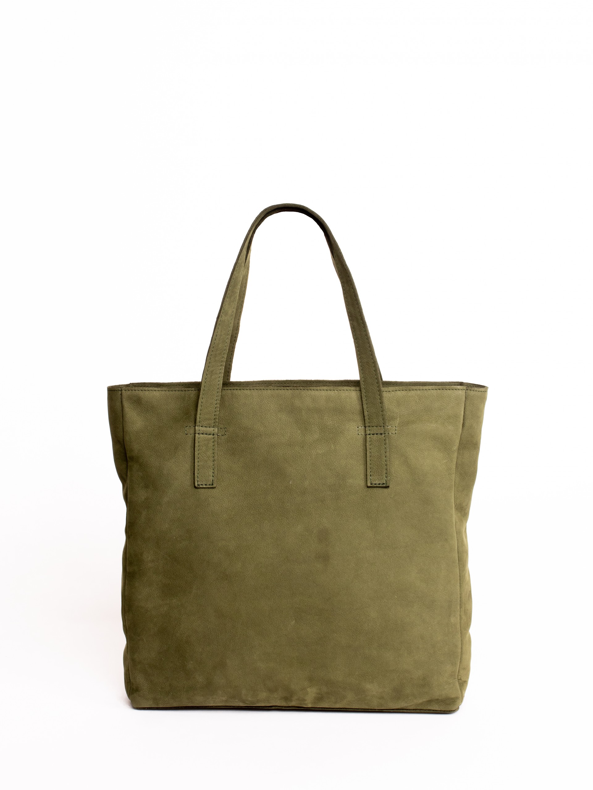 Nobuck Leather Shoulder Bag