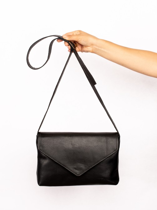 Leather Envelope Shoulder Bag