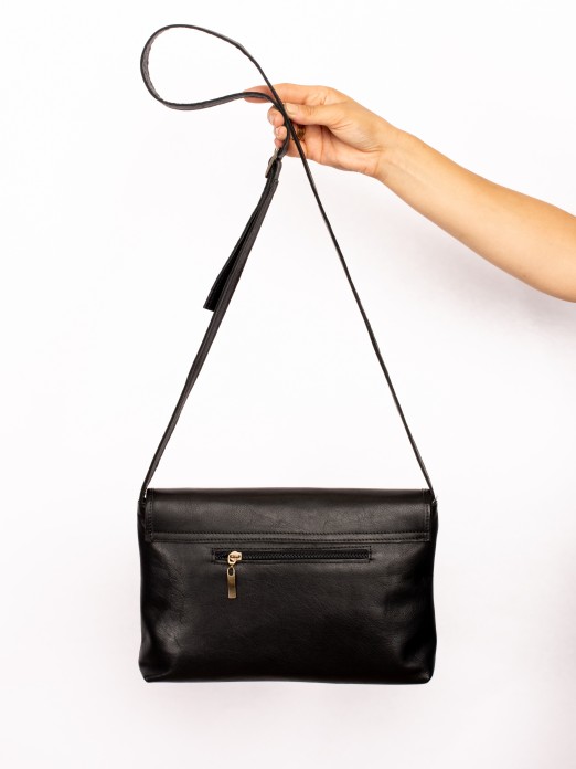 Leather Envelope Shoulder Bag