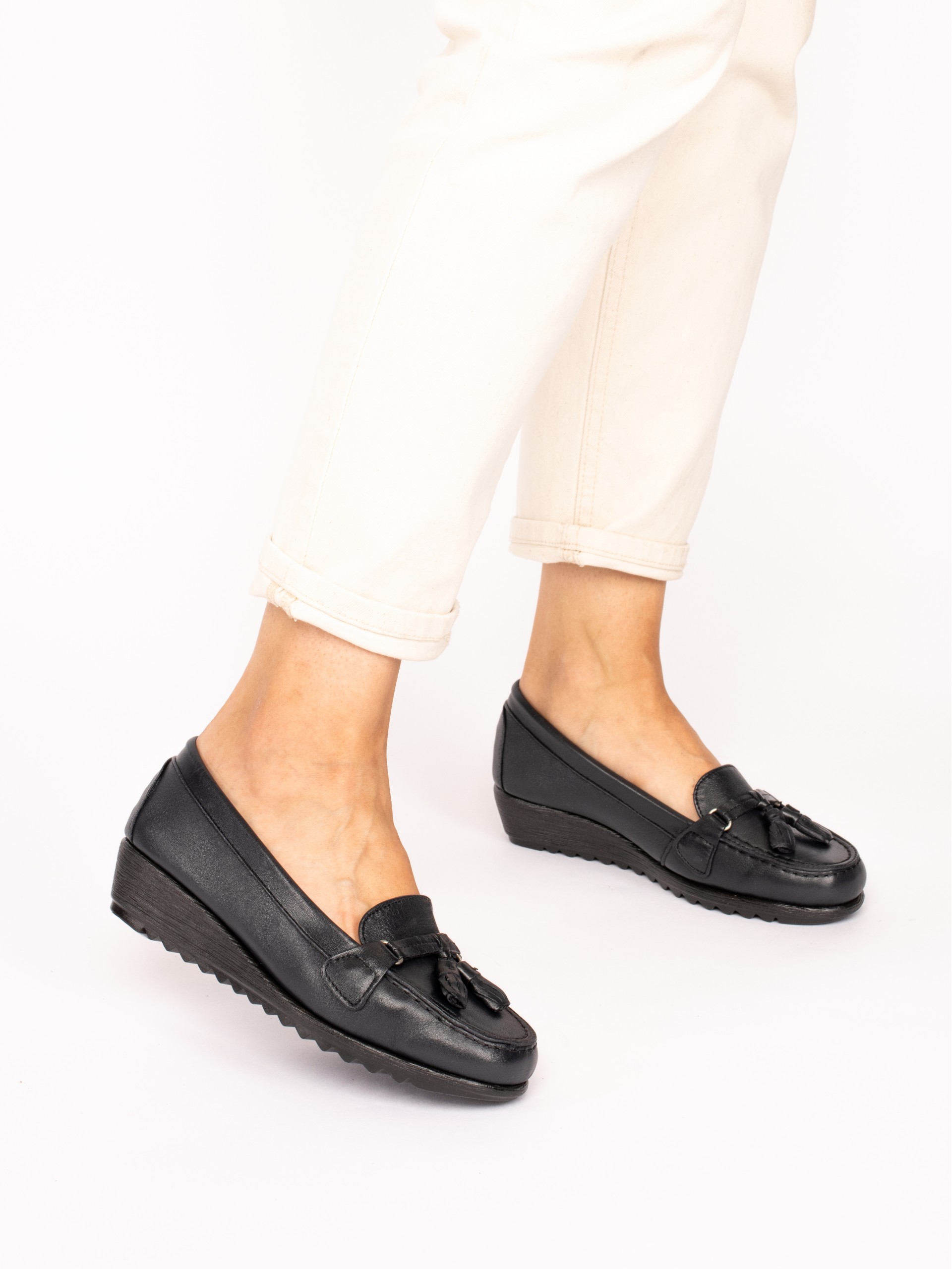 Wedge Comfort Shoes with Tassel