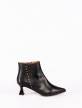Leather High-heel Ankle Boots Leather High-heel Ankle Boots