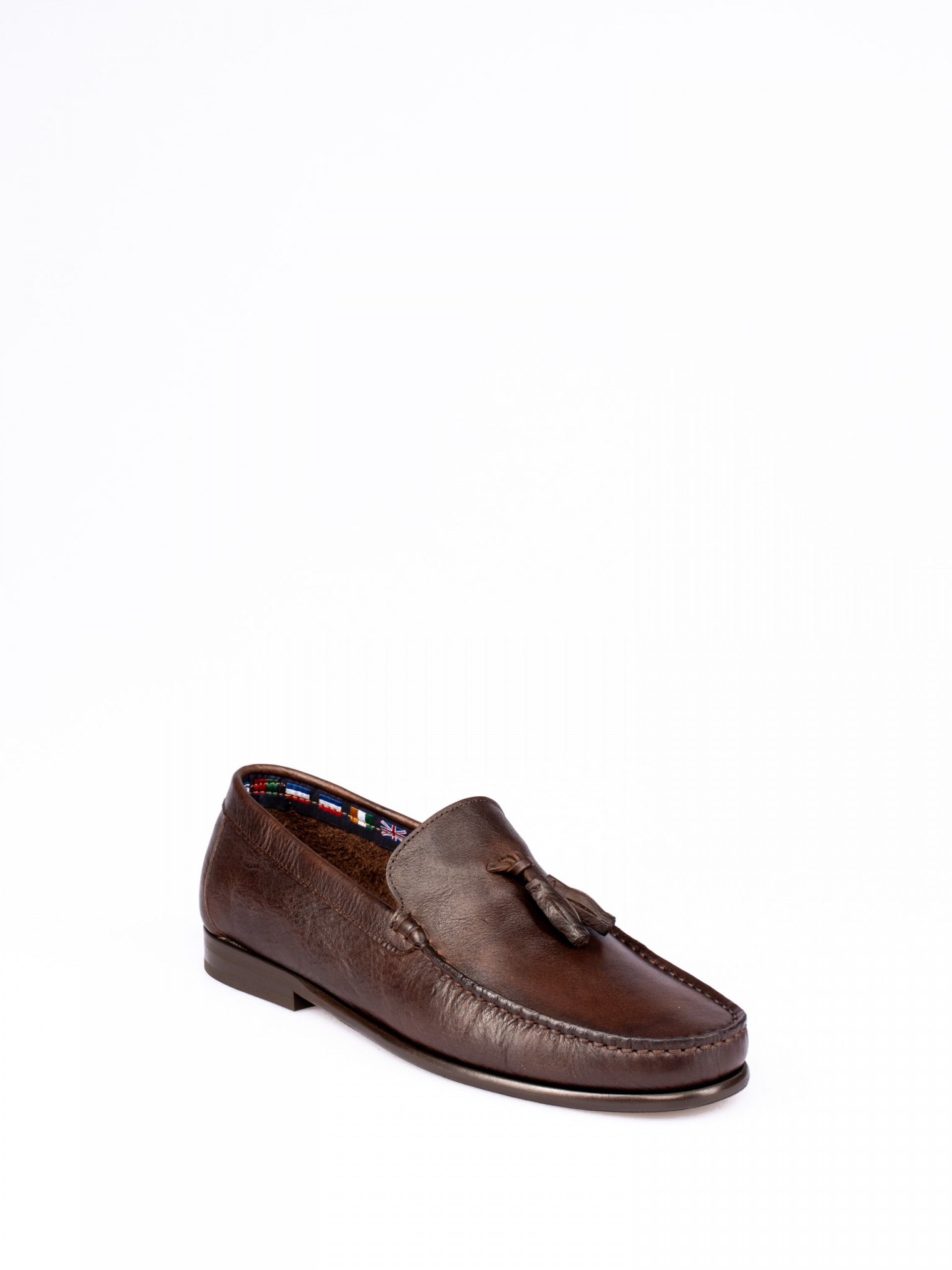 Sapato  Mocassim com Berloque em Pele