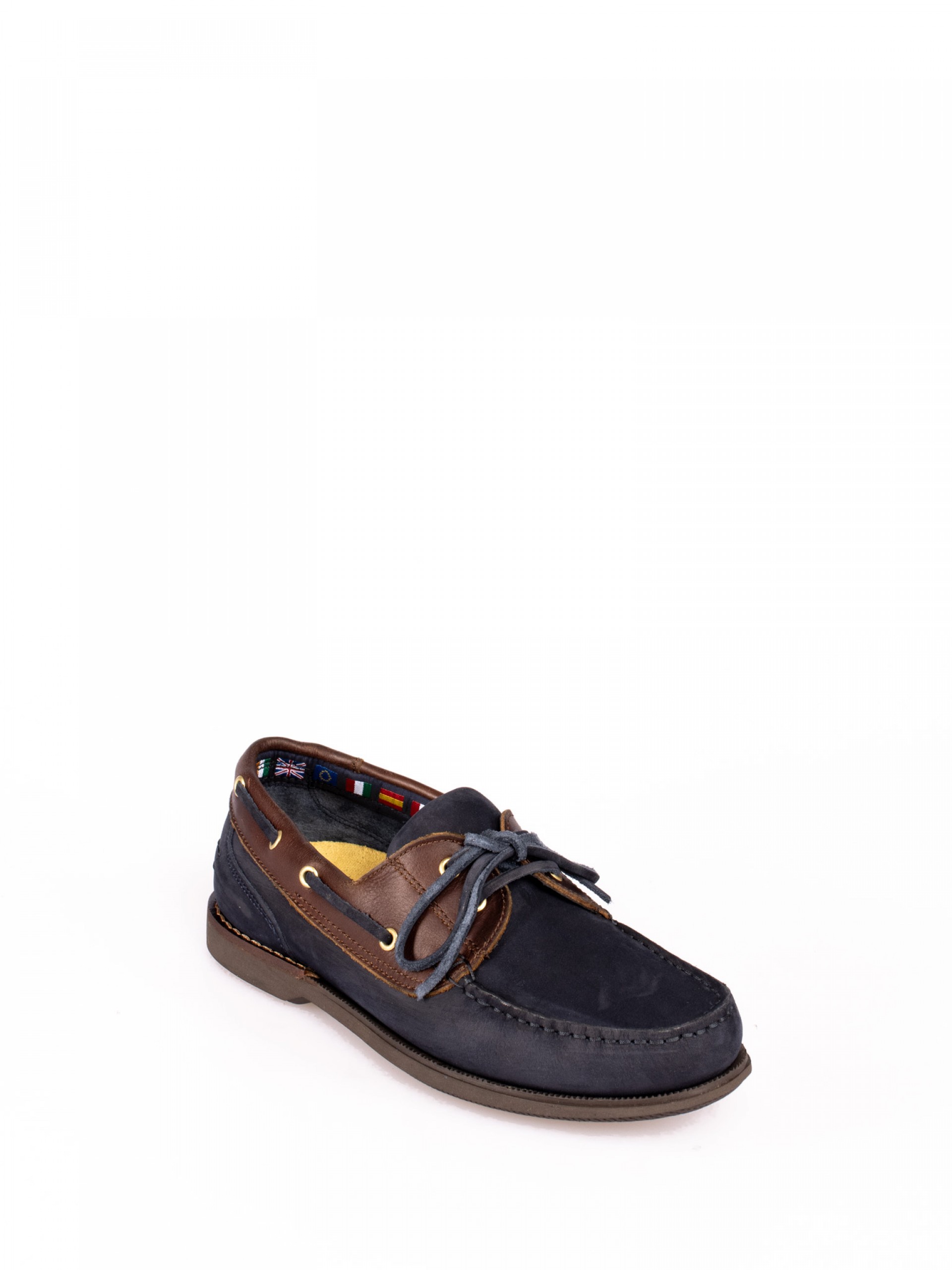 Sapato de Vela Nobuck e Pele Lisa