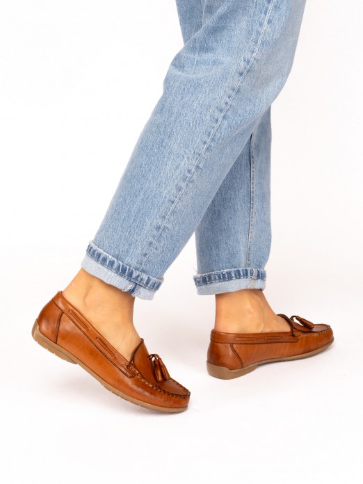 Leather Nautical Moccasins