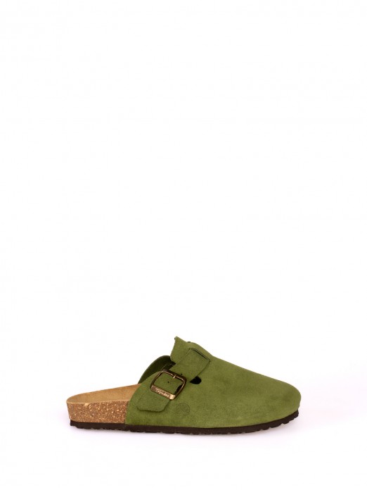 Suede Clogs