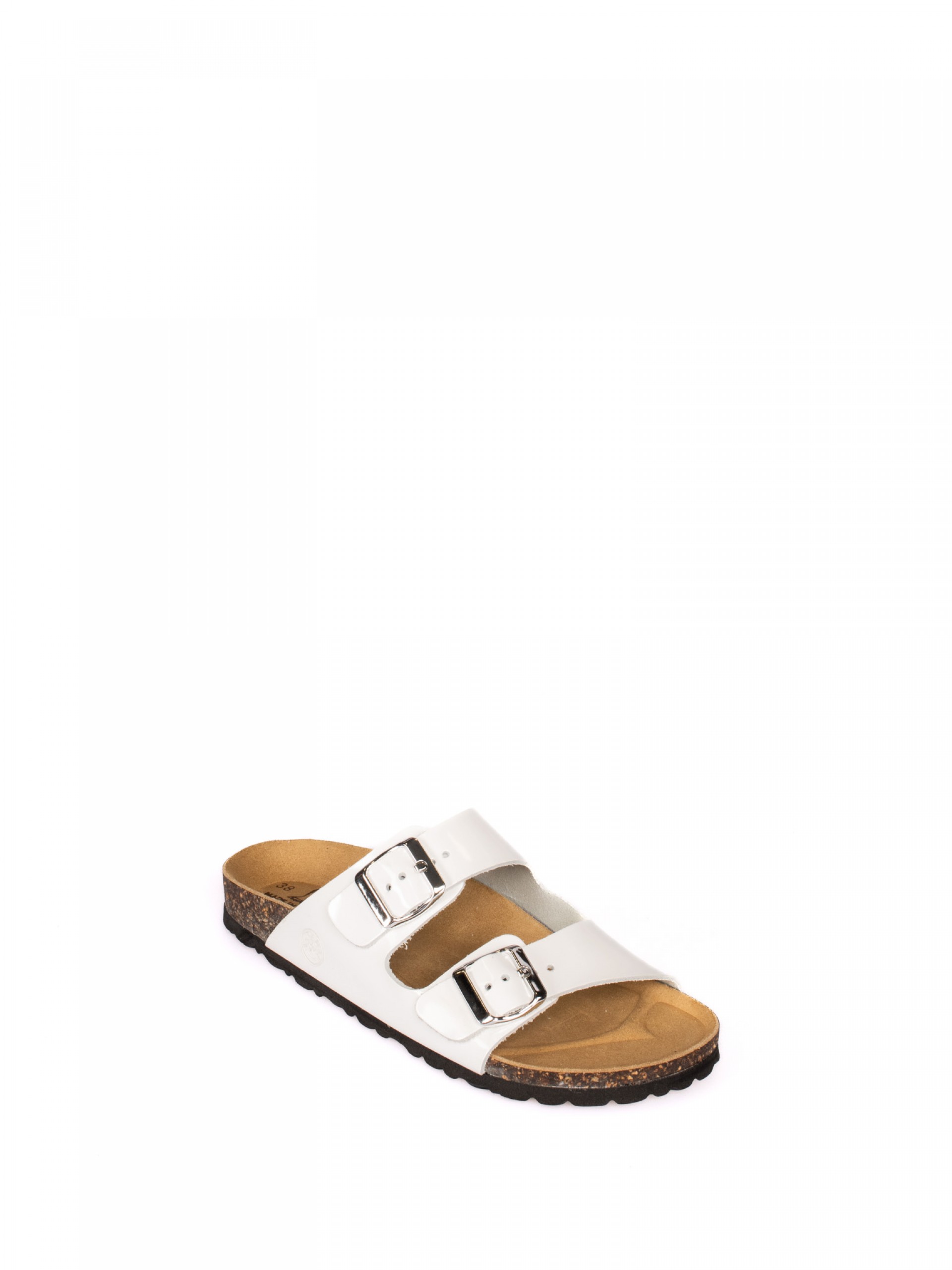 Two Straps Patent Leather Bio Slipper