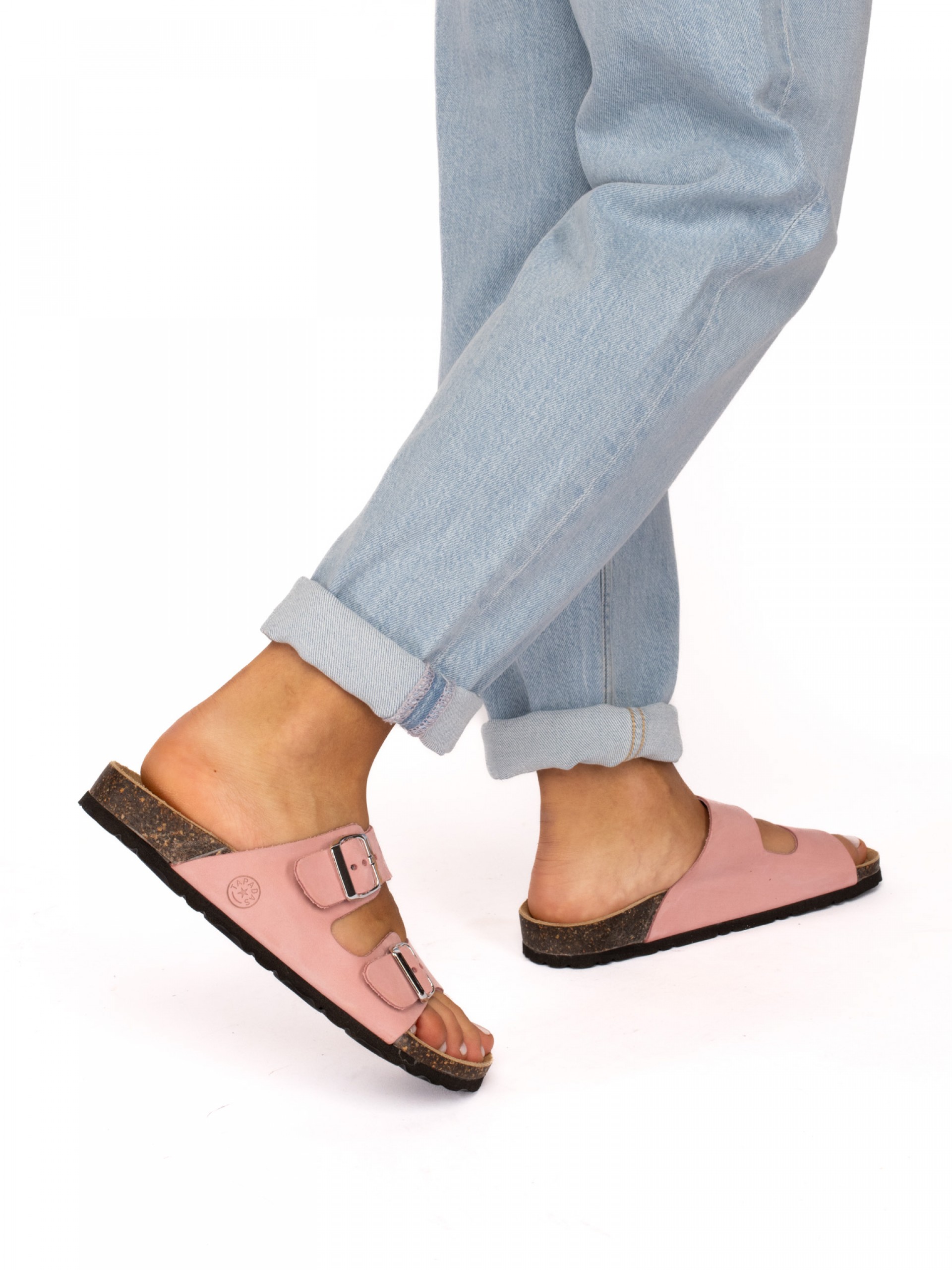 Two Straps Nubuck Bio Slipper