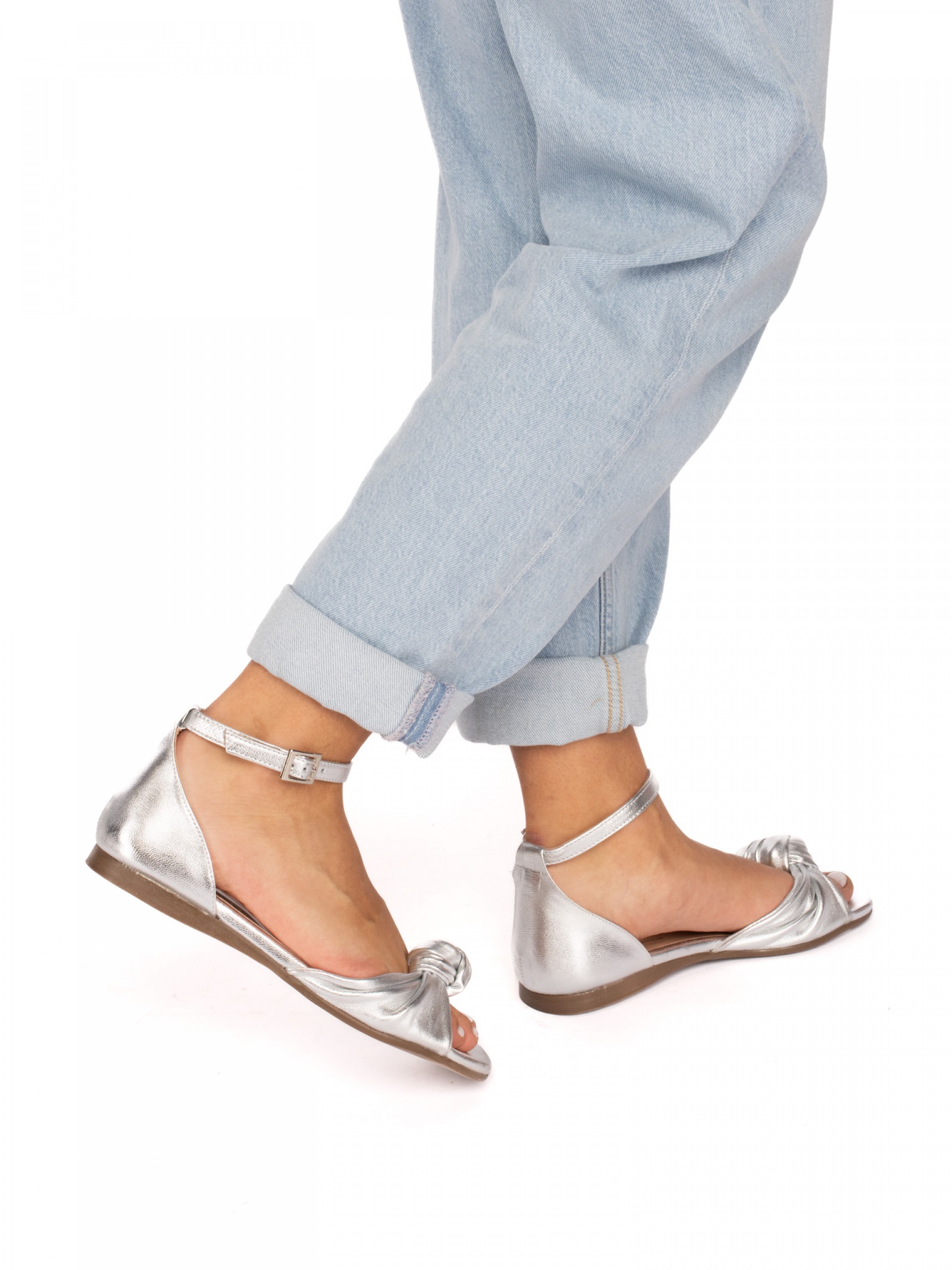 Leather Knot Sandals