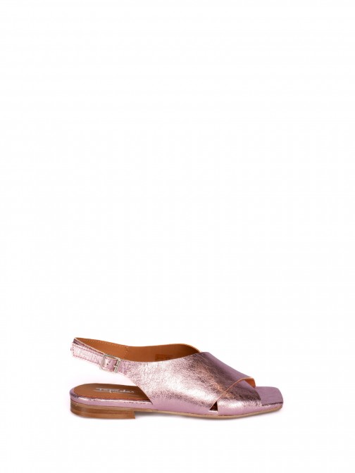 Laminated Leather Sandal