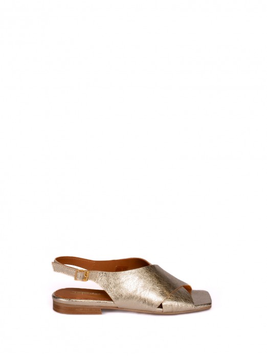 Laminated Leather Sandal