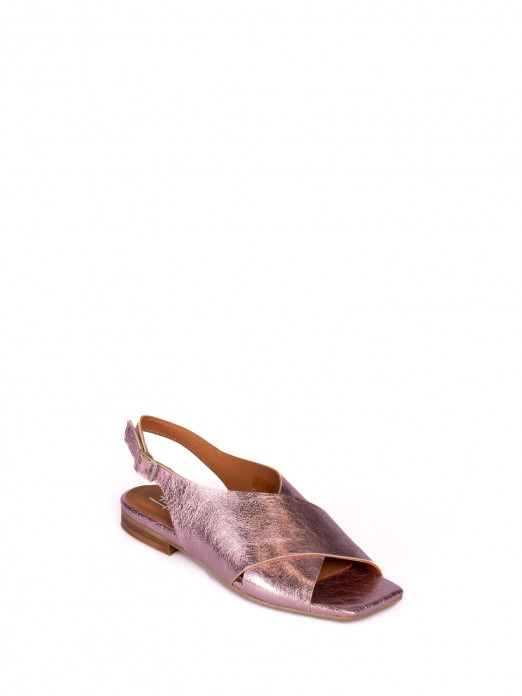 Laminated Leather Sandal