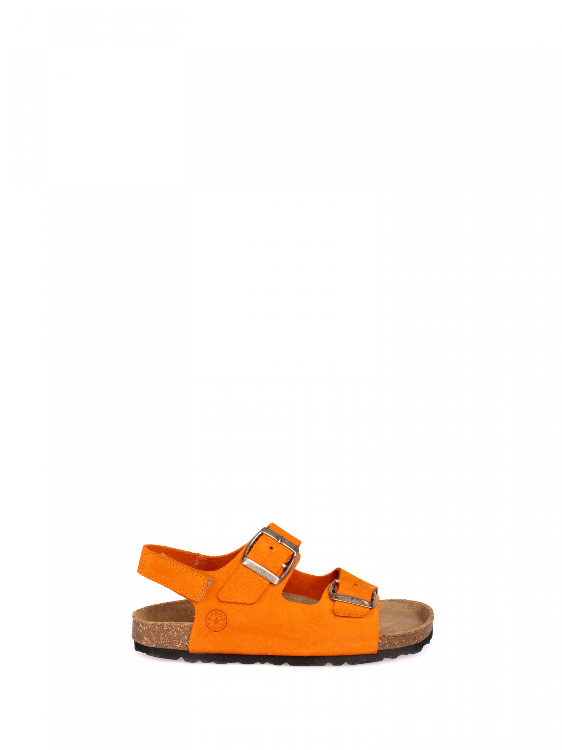 Two Straps Laminated Leather Bio Slipper